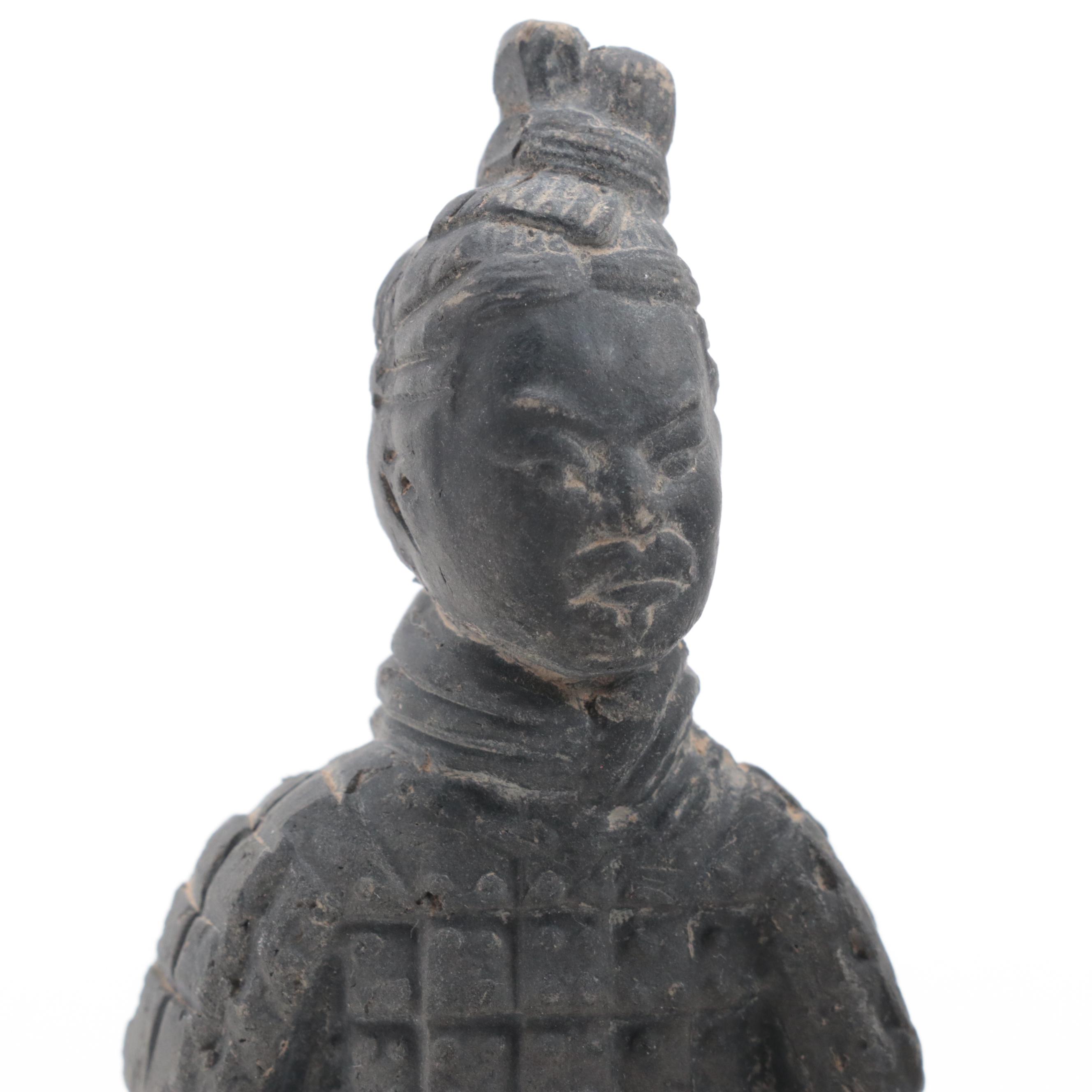 Chinese Replica Qin Shi Huang's Terracotta Army Soldier and Horse Figurines