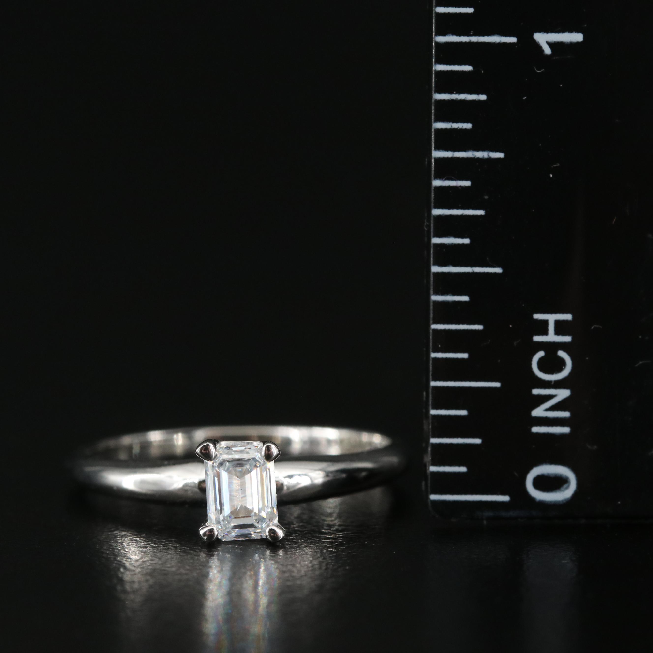 14K 0.54 CT Lab Grown Diamond Solitaire Ring