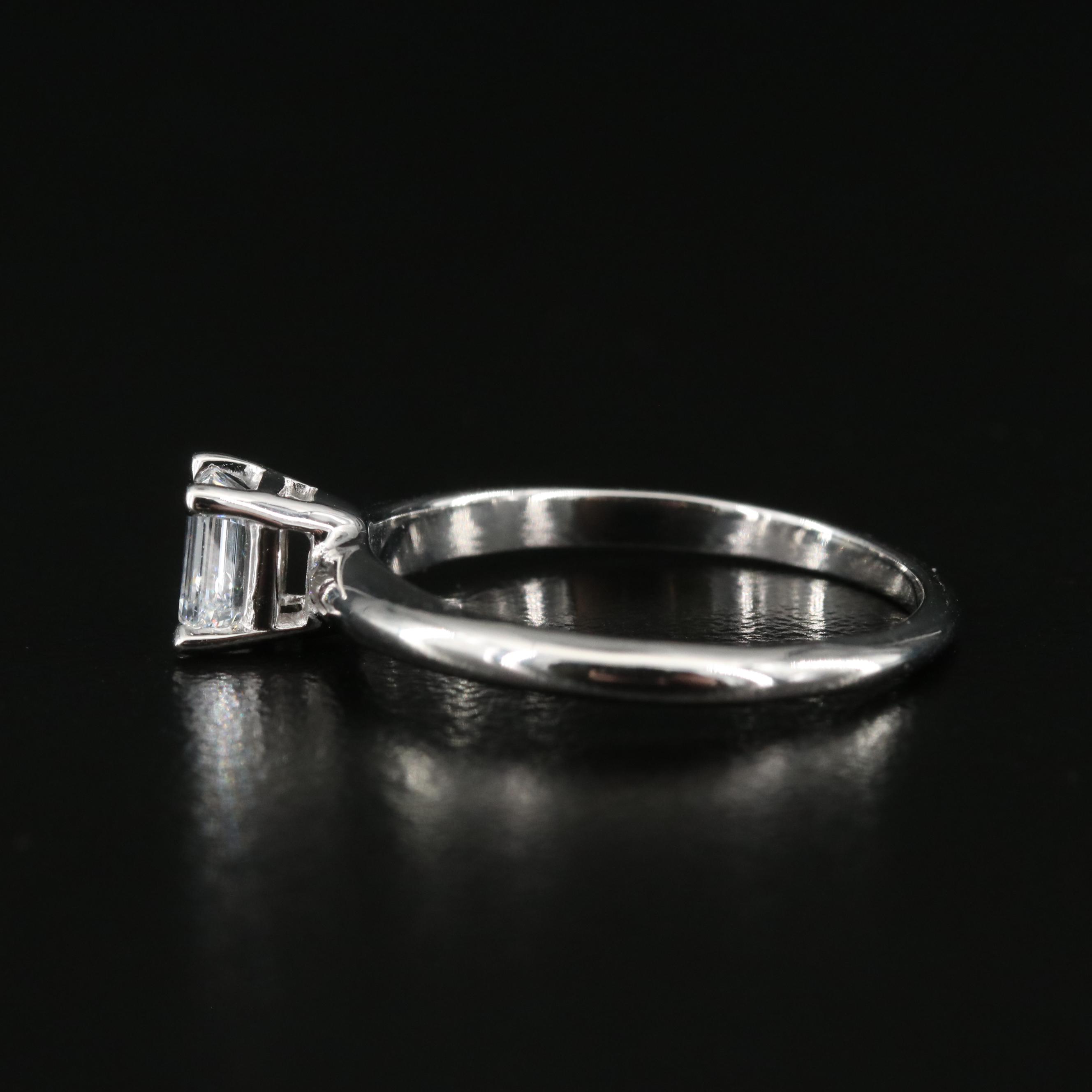 14K 0.54 CT Lab Grown Diamond Solitaire Ring