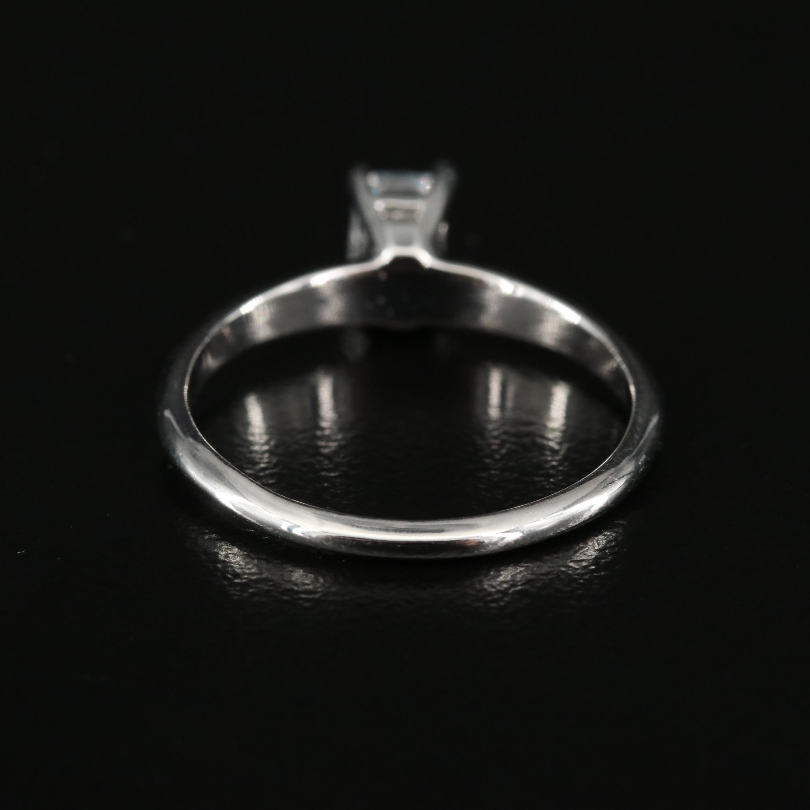 14K 0.54 CT Lab Grown Diamond Solitaire Ring