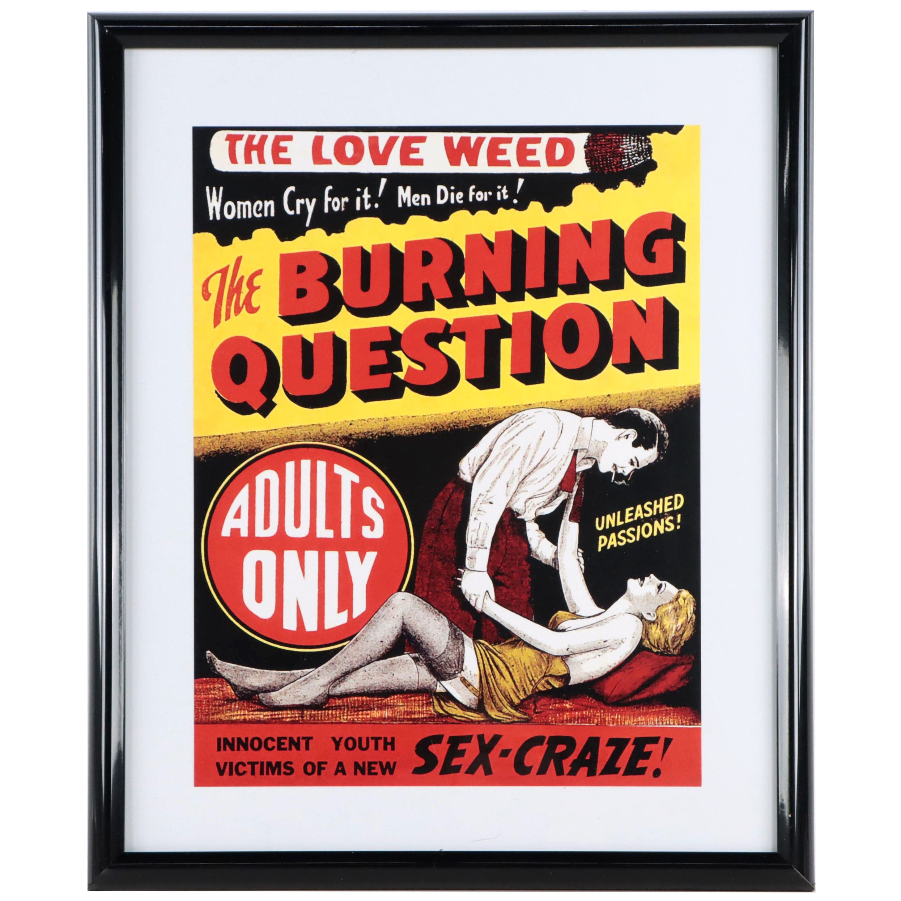 Giclée After Marijuana Propaganda Poster, 21st Century