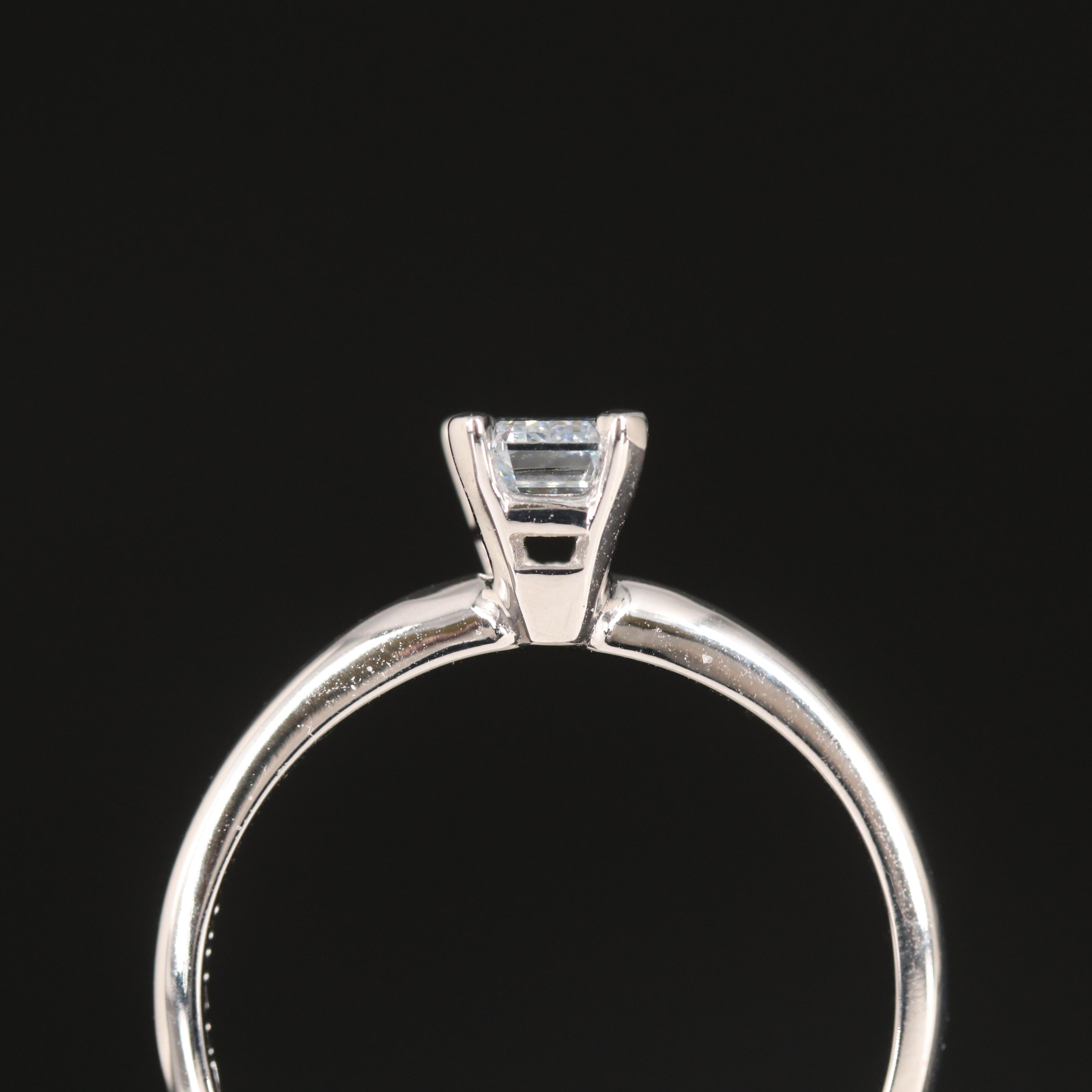 14K 0.59 CT Lab Grown Diamond Solitaire Ring