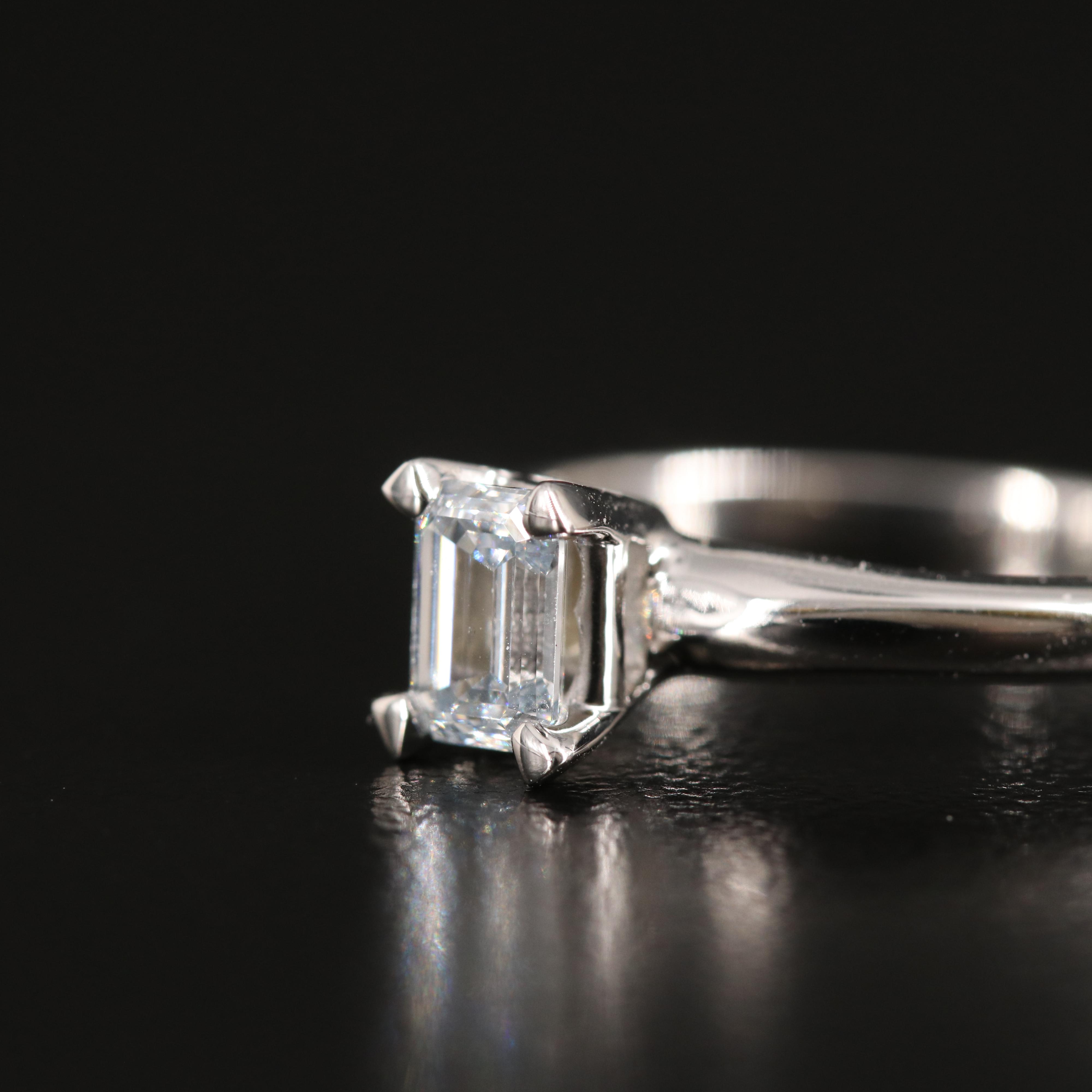 14K 0.59 CT Lab Grown Diamond Solitaire Ring