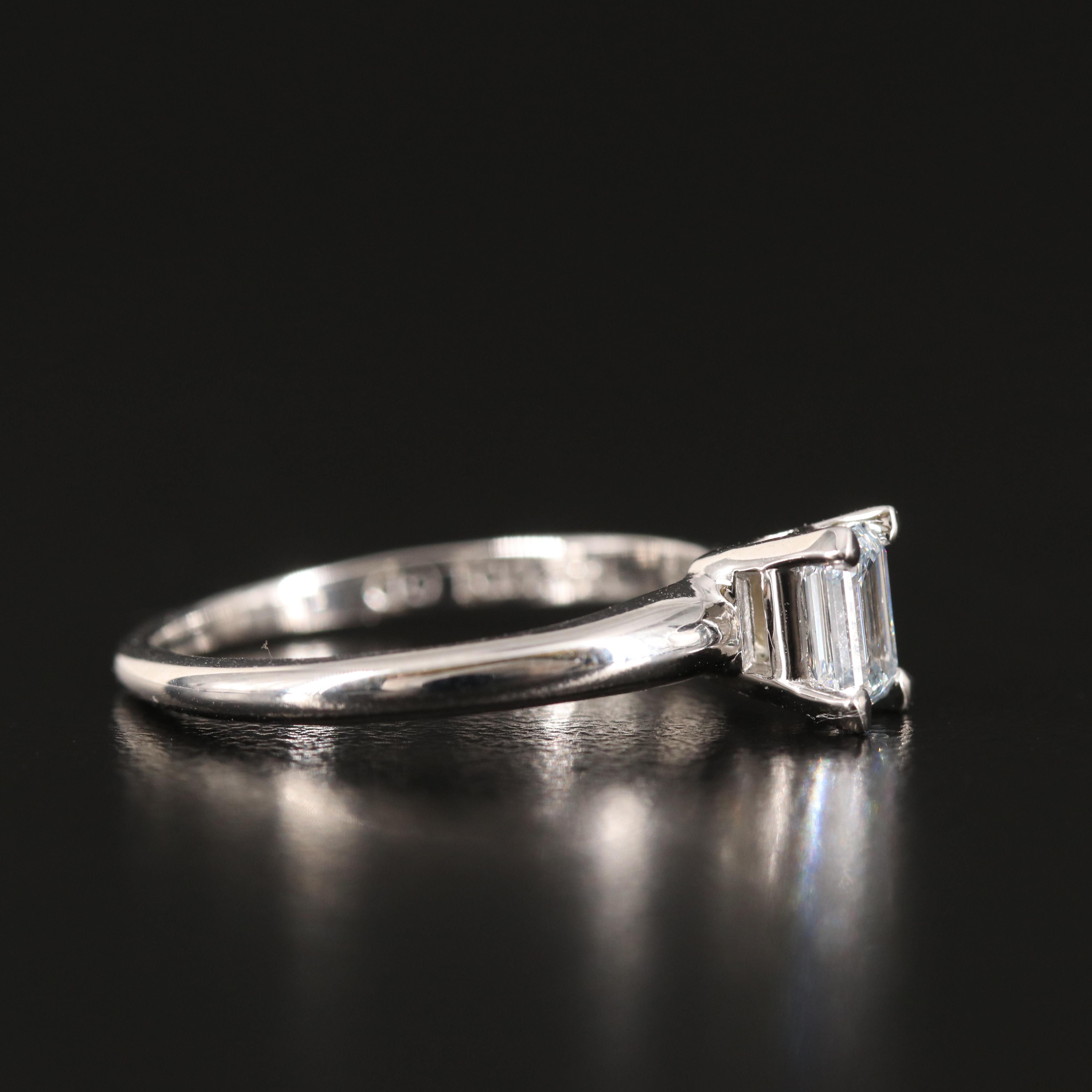 14K 0.59 CT Lab Grown Diamond Solitaire Ring