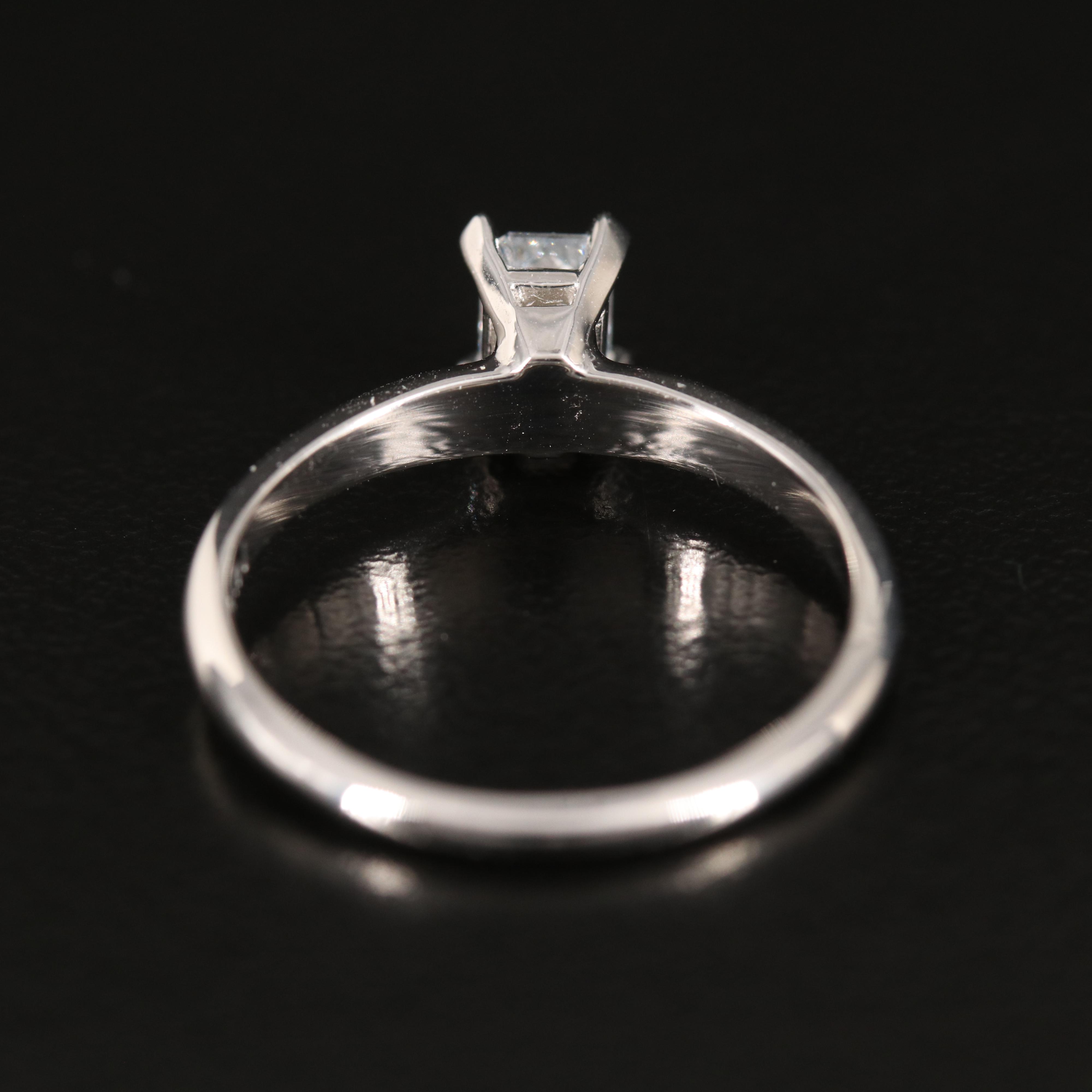 14K 0.59 CT Lab Grown Diamond Solitaire Ring