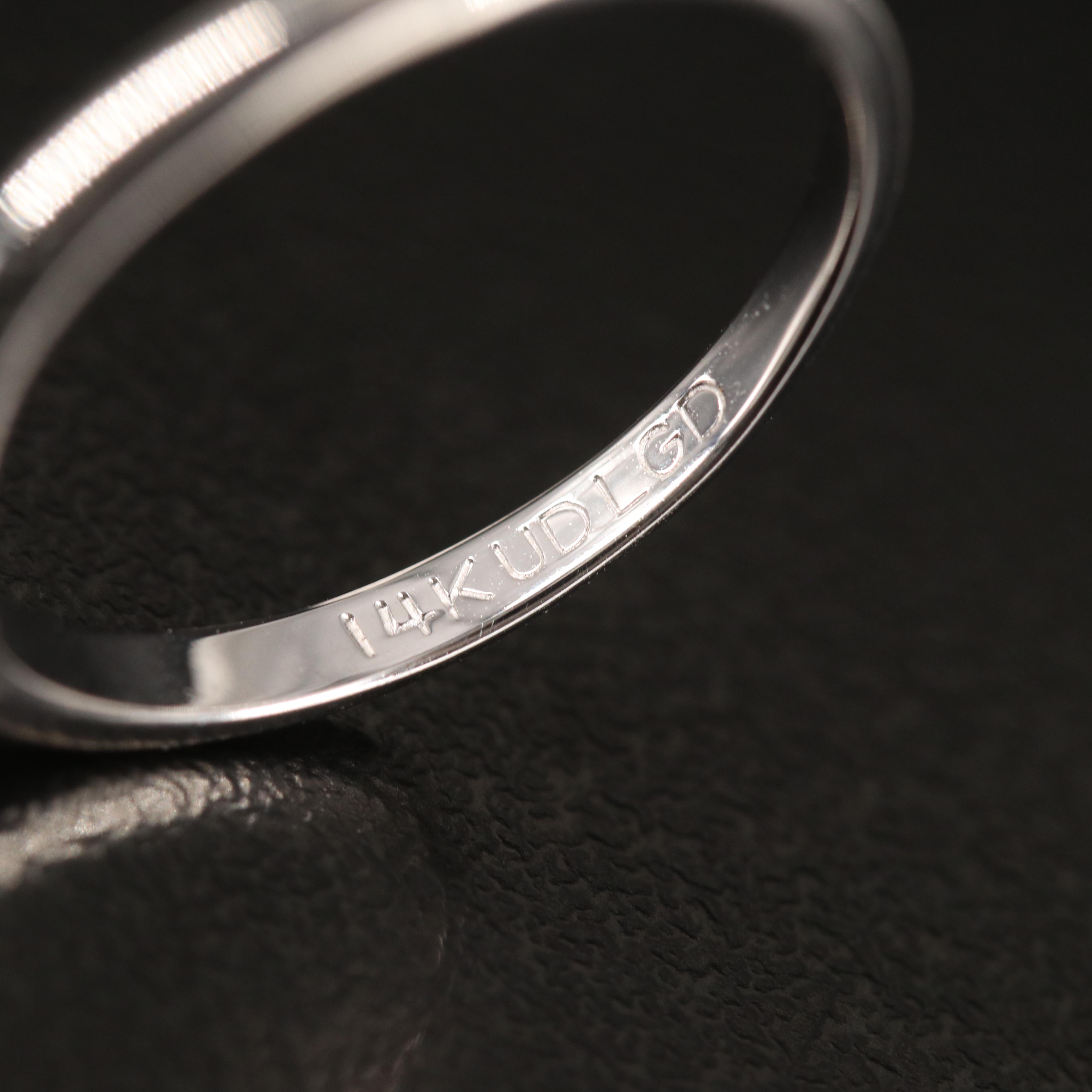 14K 0.59 CT Lab Grown Diamond Solitaire Ring