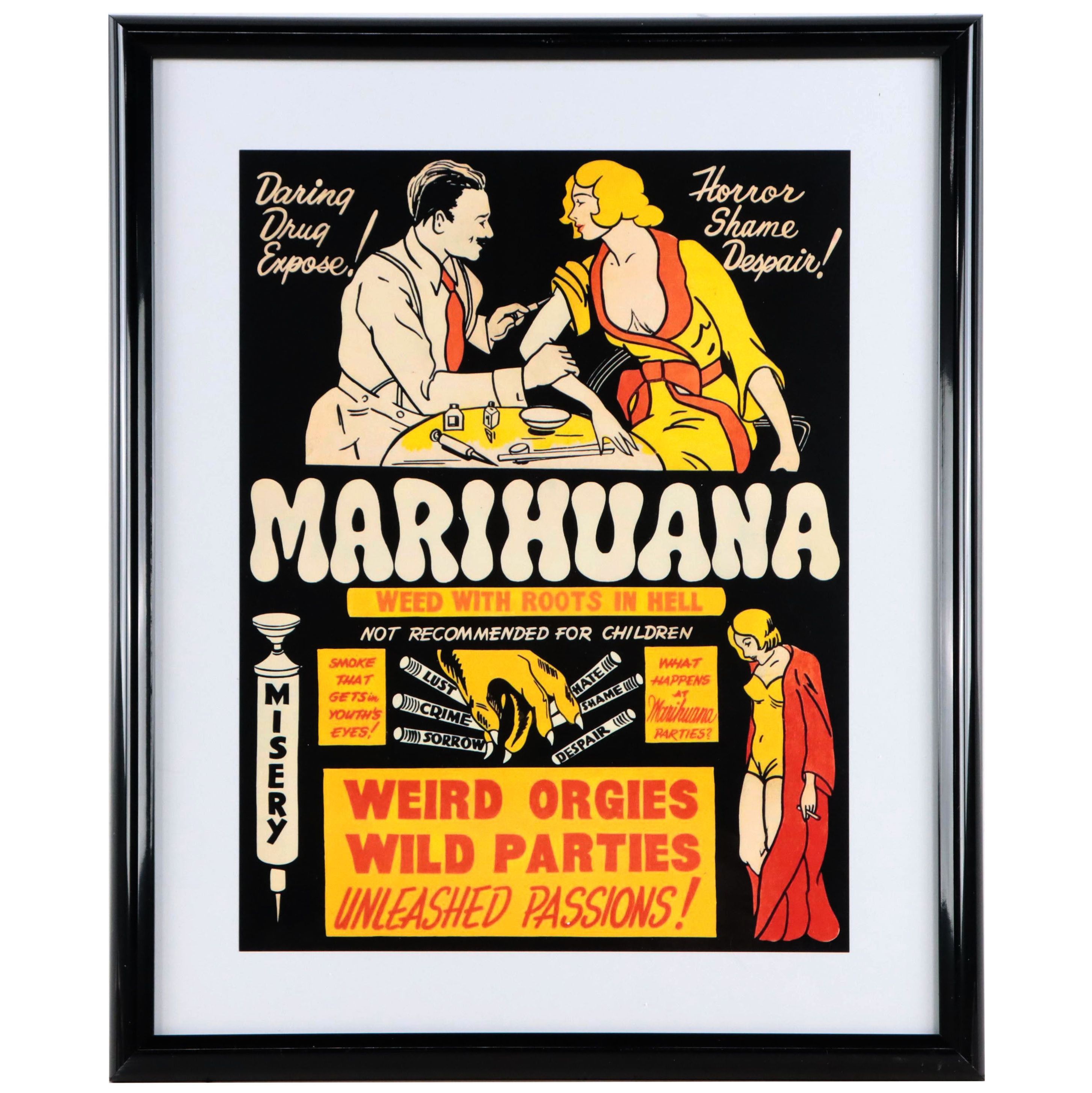 Giclée After Marijuana Propaganda Poster, 21st Century