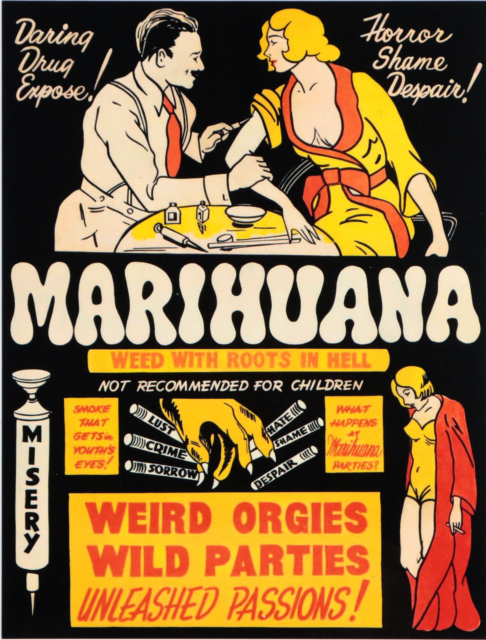 Giclée After Marijuana Propaganda Poster, 21st Century