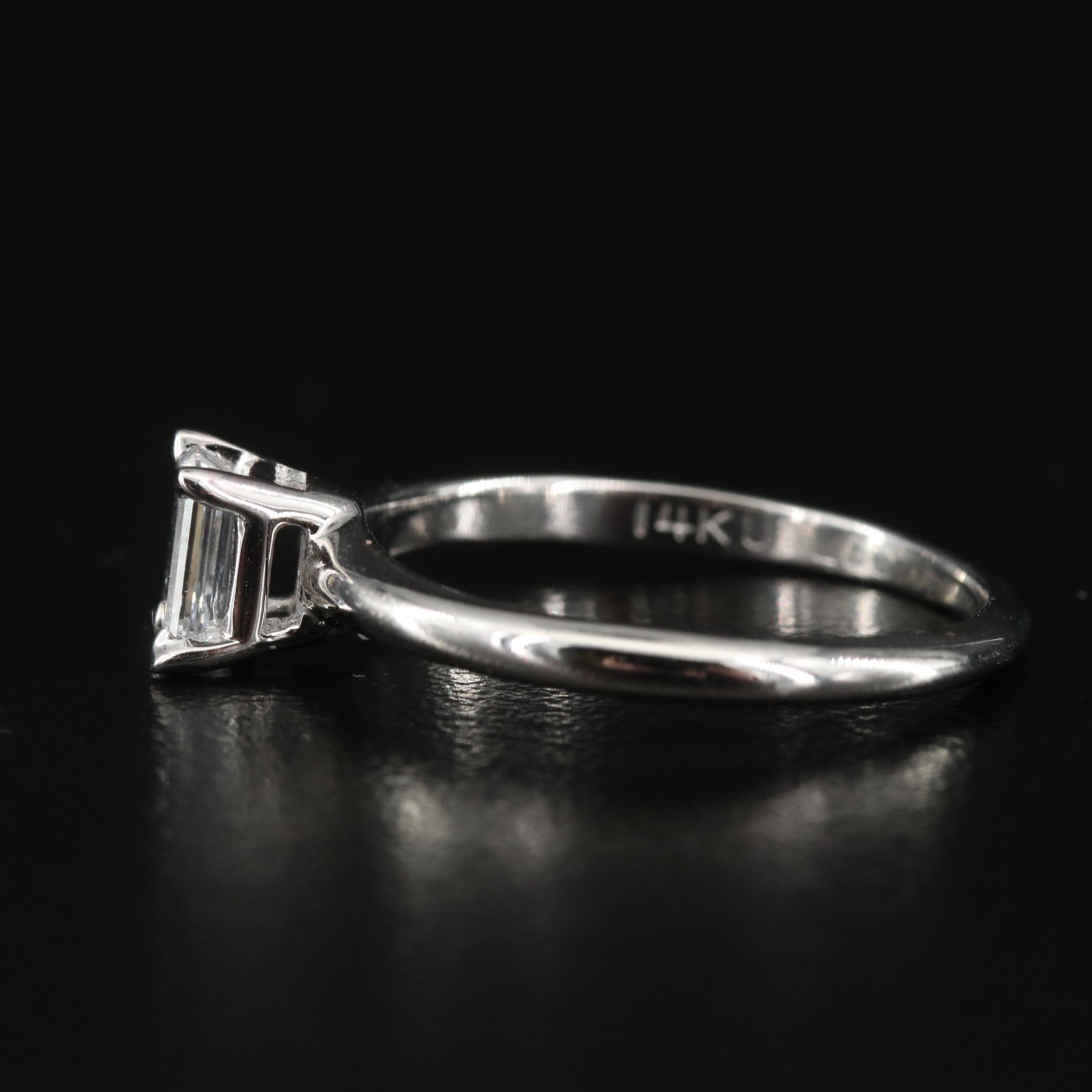 14K 0.49 CT Lab Grown Diamond Solitaire Ring