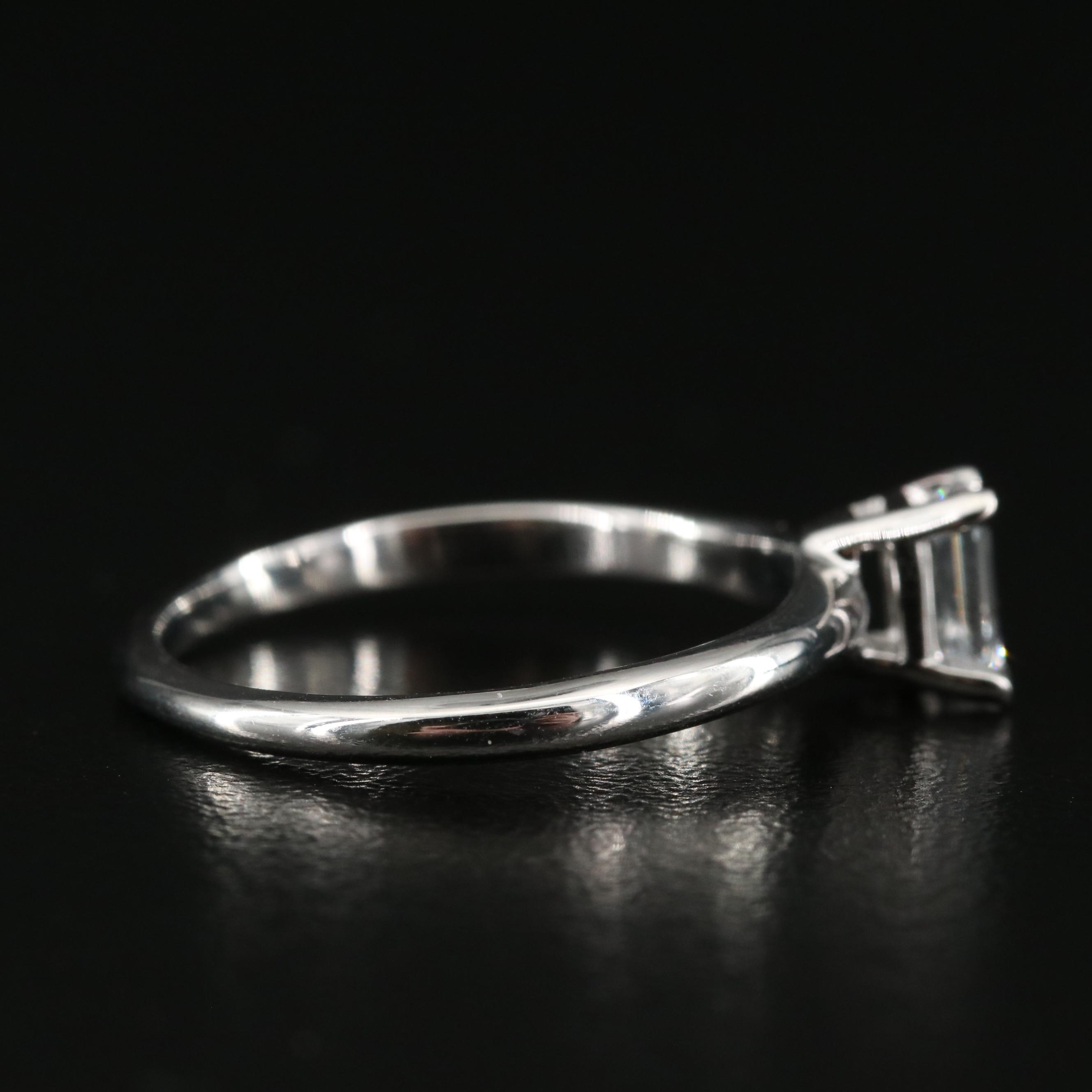 14K 0.49 CT Lab Grown Diamond Solitaire Ring