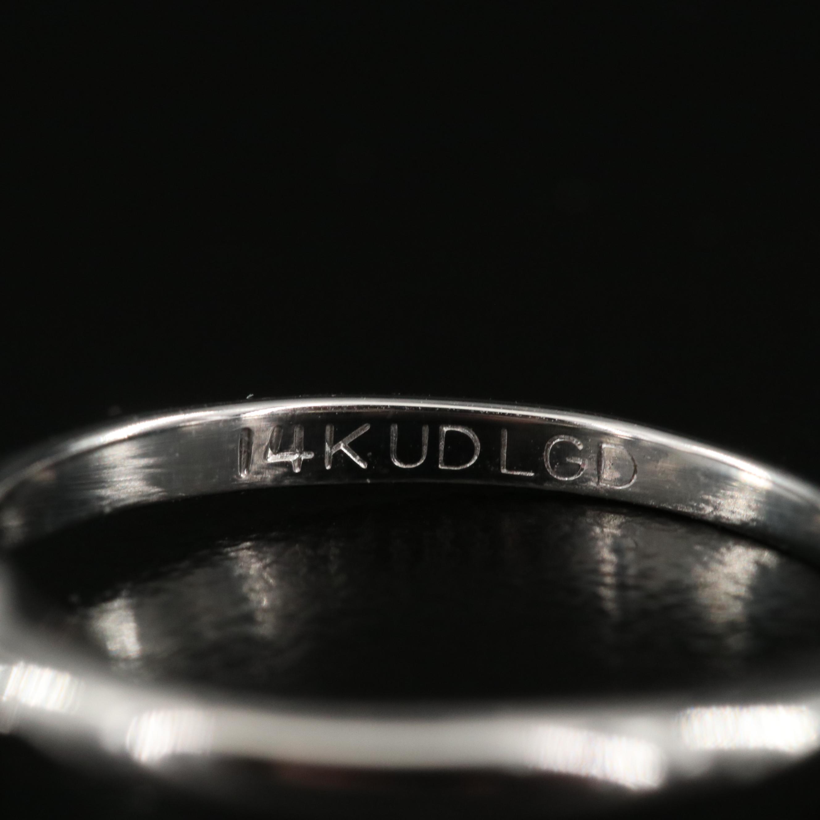 14K 0.49 CT Lab Grown Diamond Solitaire Ring