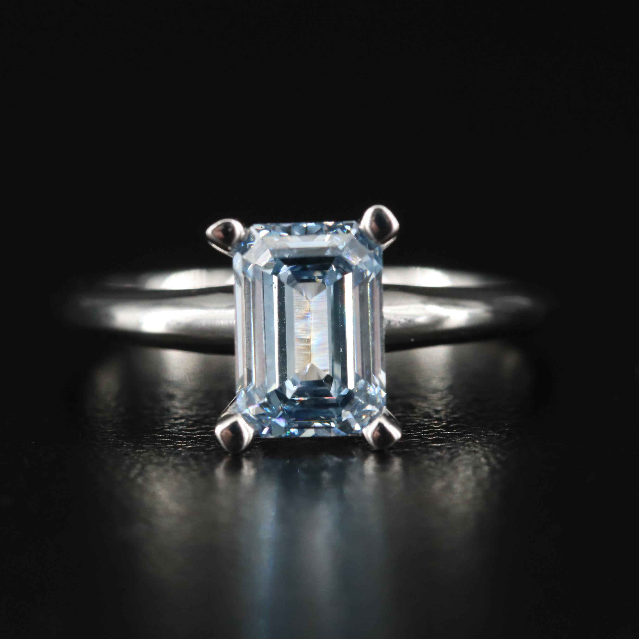 14K 1.56 CT Lab Grown Diamond Solitaire Ring