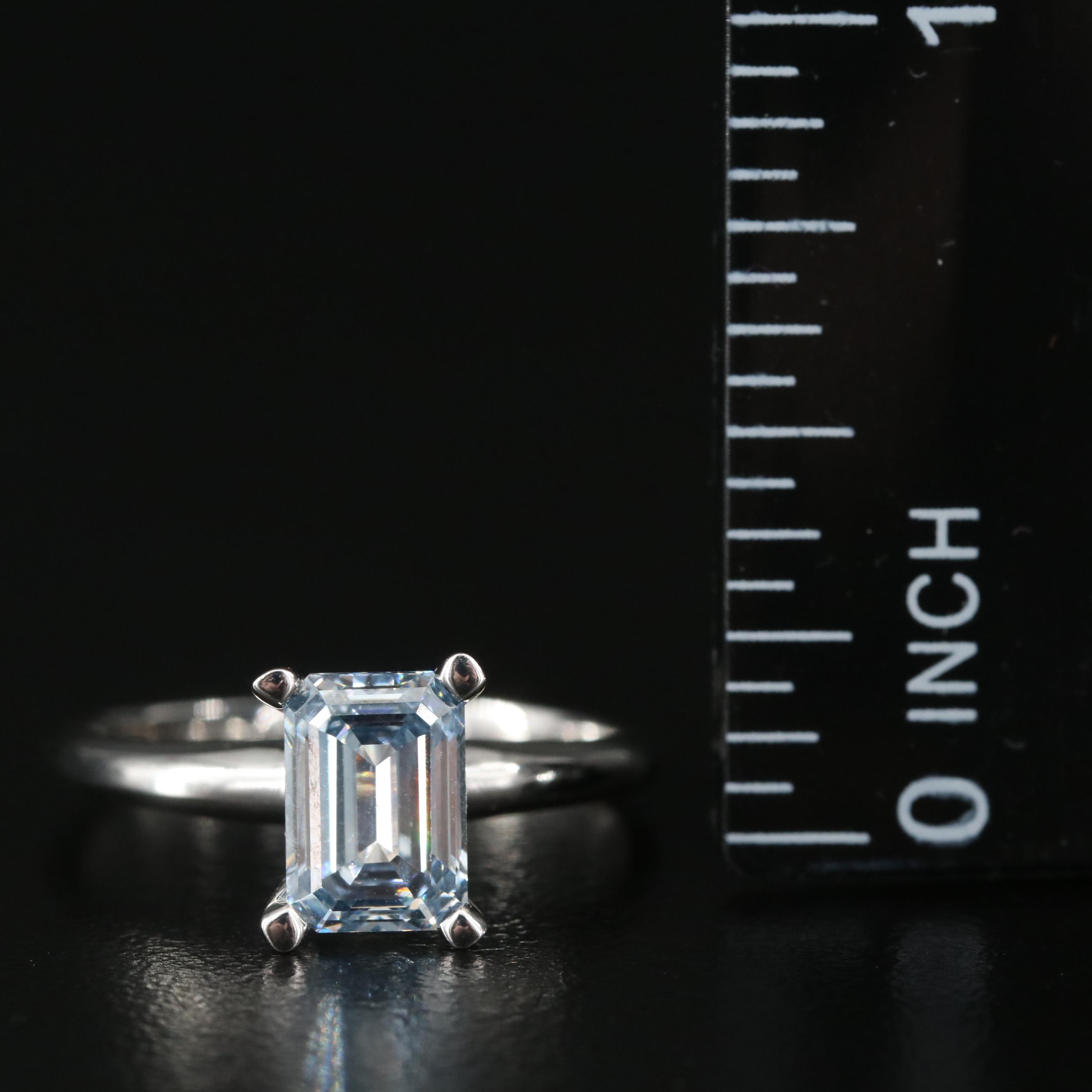 14K 1.56 CT Lab Grown Diamond Solitaire Ring