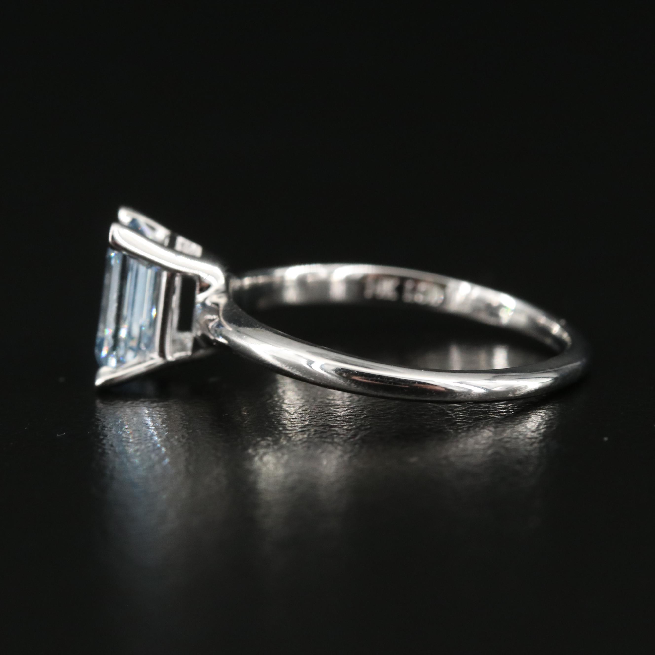 14K 1.56 CT Lab Grown Diamond Solitaire Ring