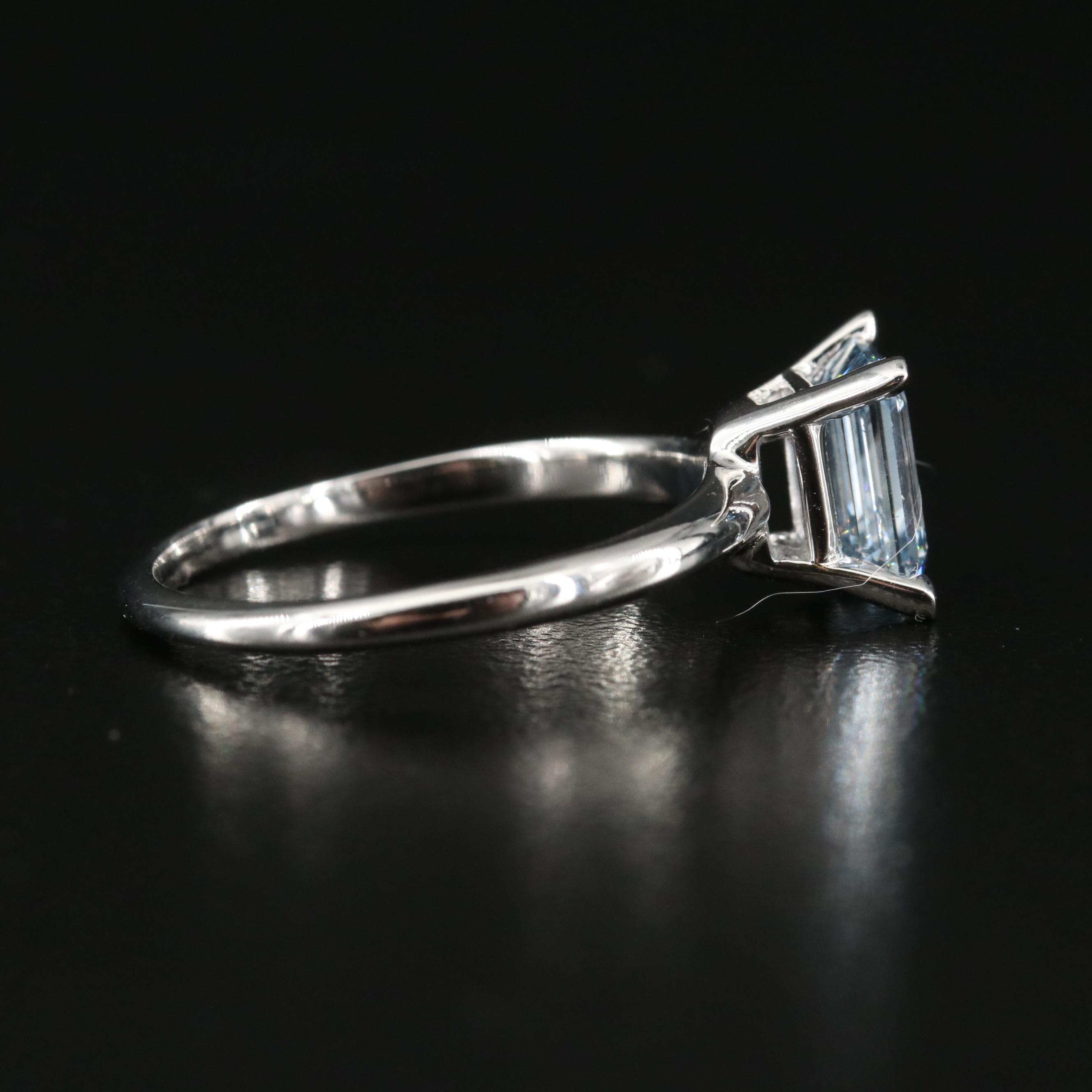 14K 1.56 CT Lab Grown Diamond Solitaire Ring