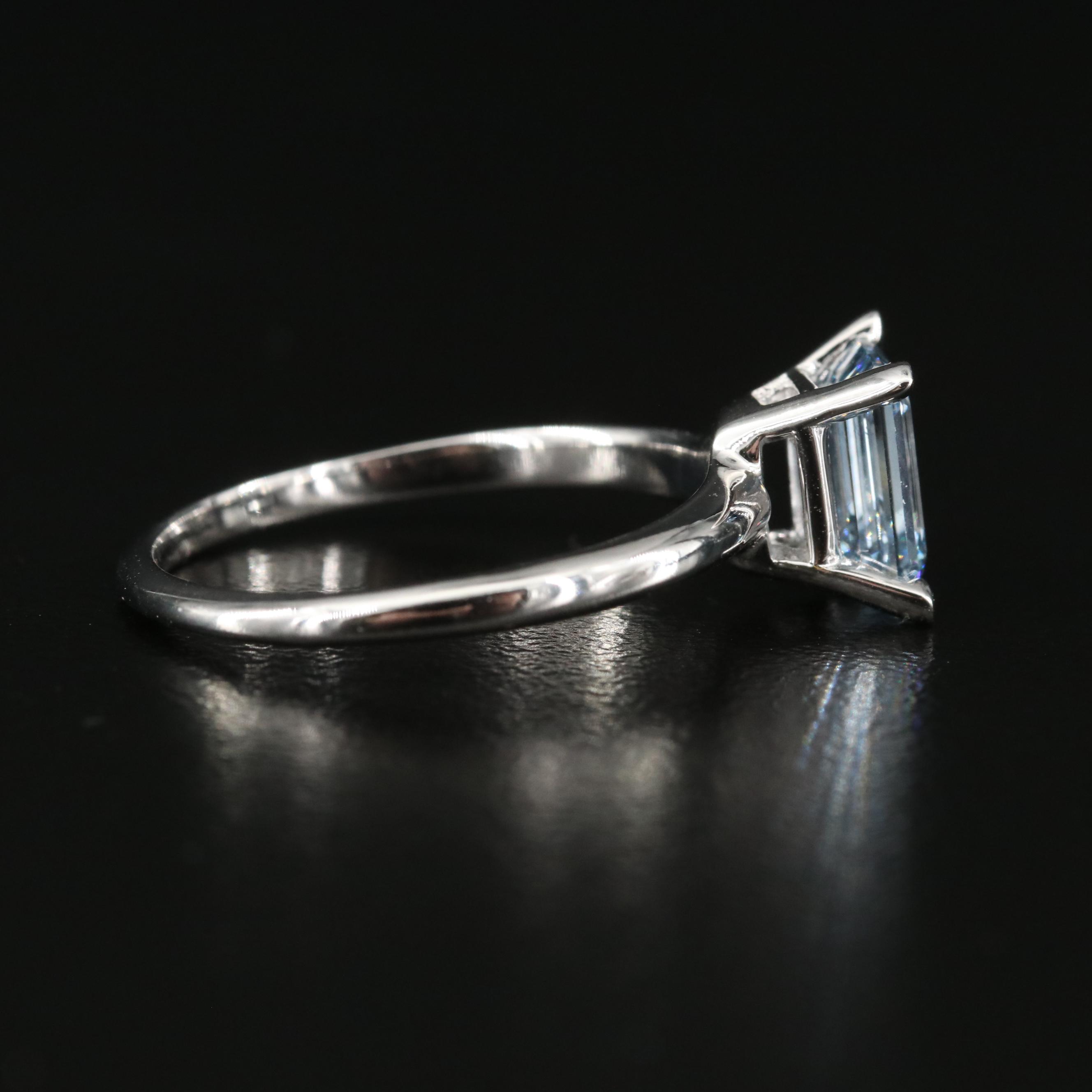 14K 1.56 CT Lab Grown Diamond Solitaire Ring
