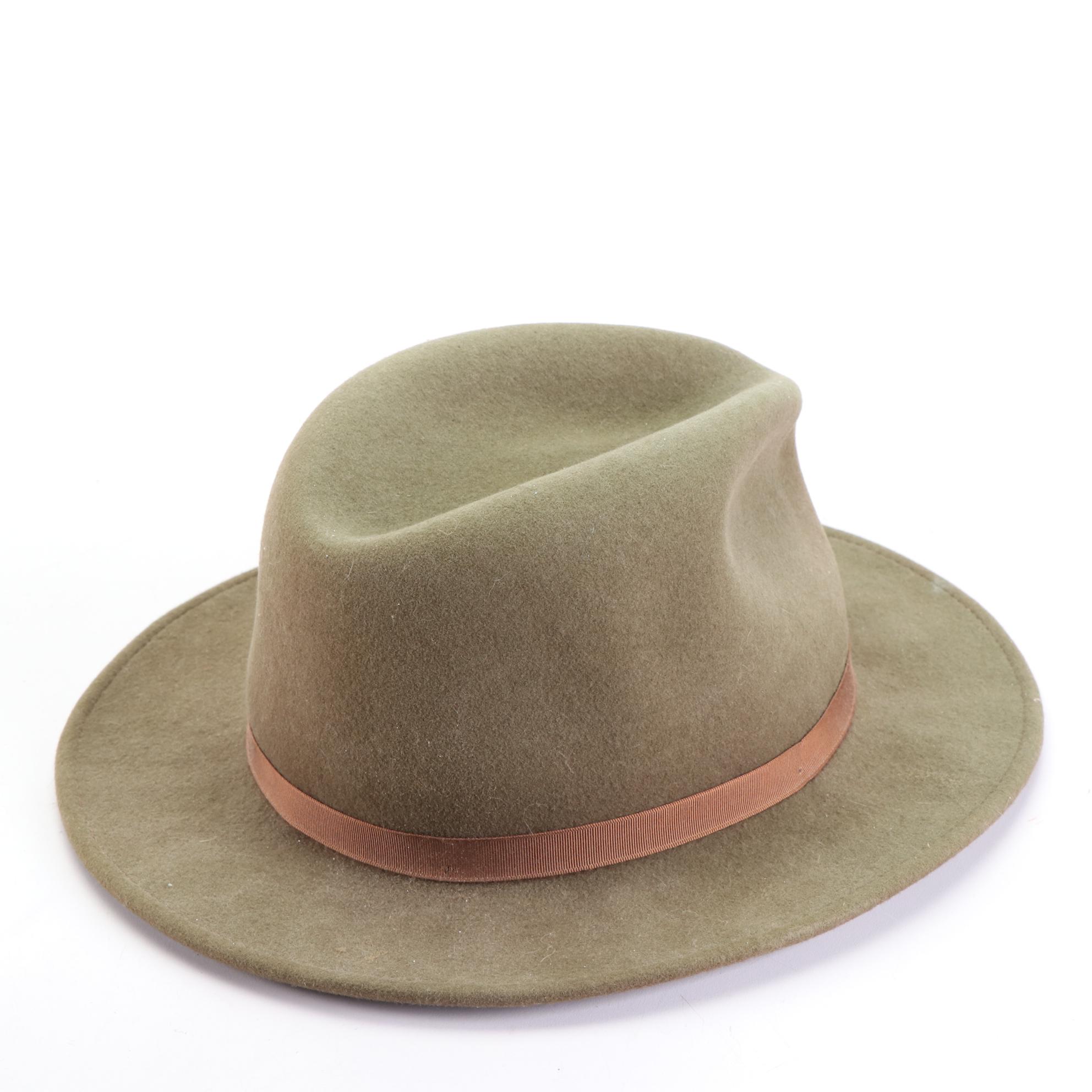 Country Gentleman Fedoras in Wool Felt and Straw and Non Plus Ultra Suede Fedora