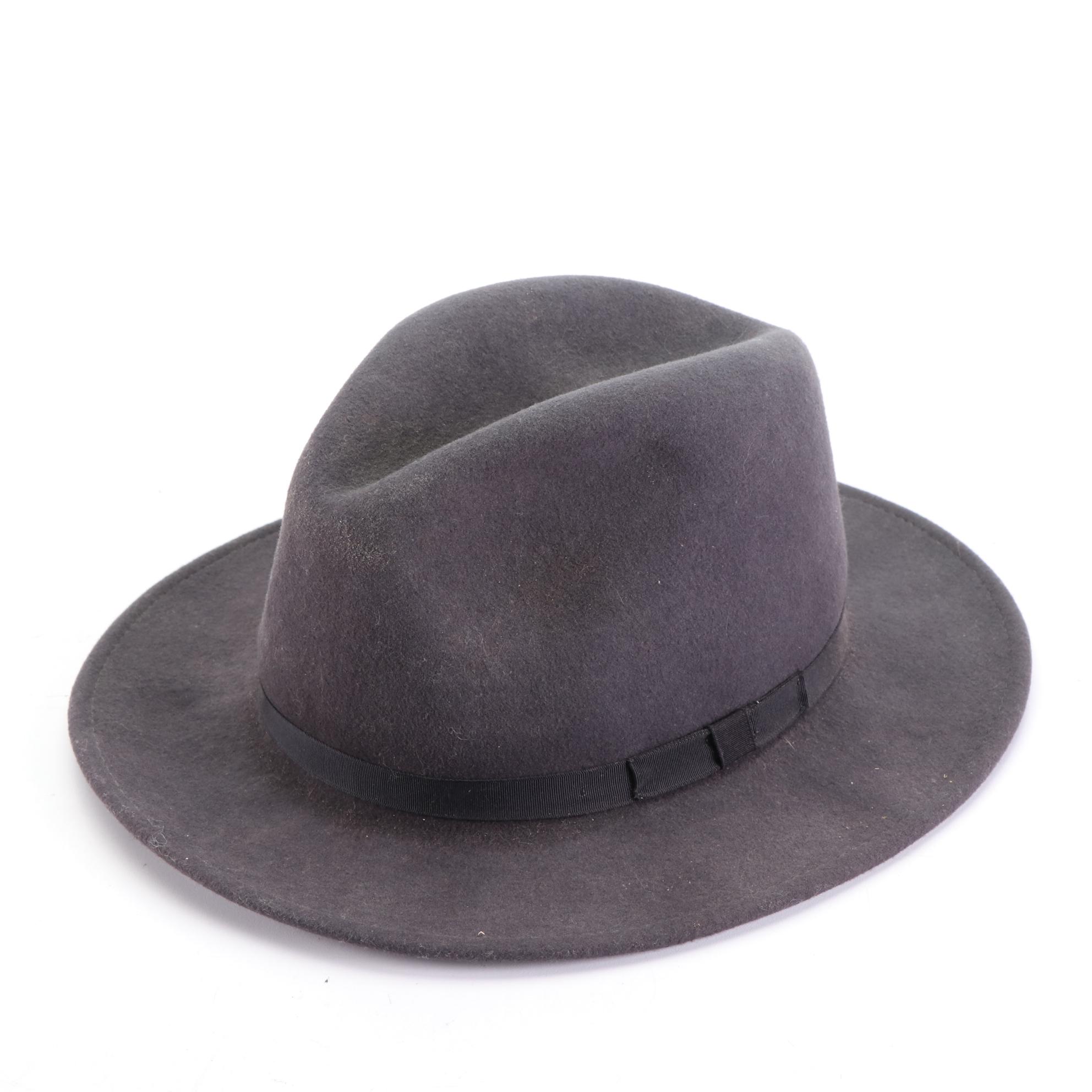 Country Gentleman Fedoras in Wool Felt and Straw and Non Plus Ultra Suede Fedora