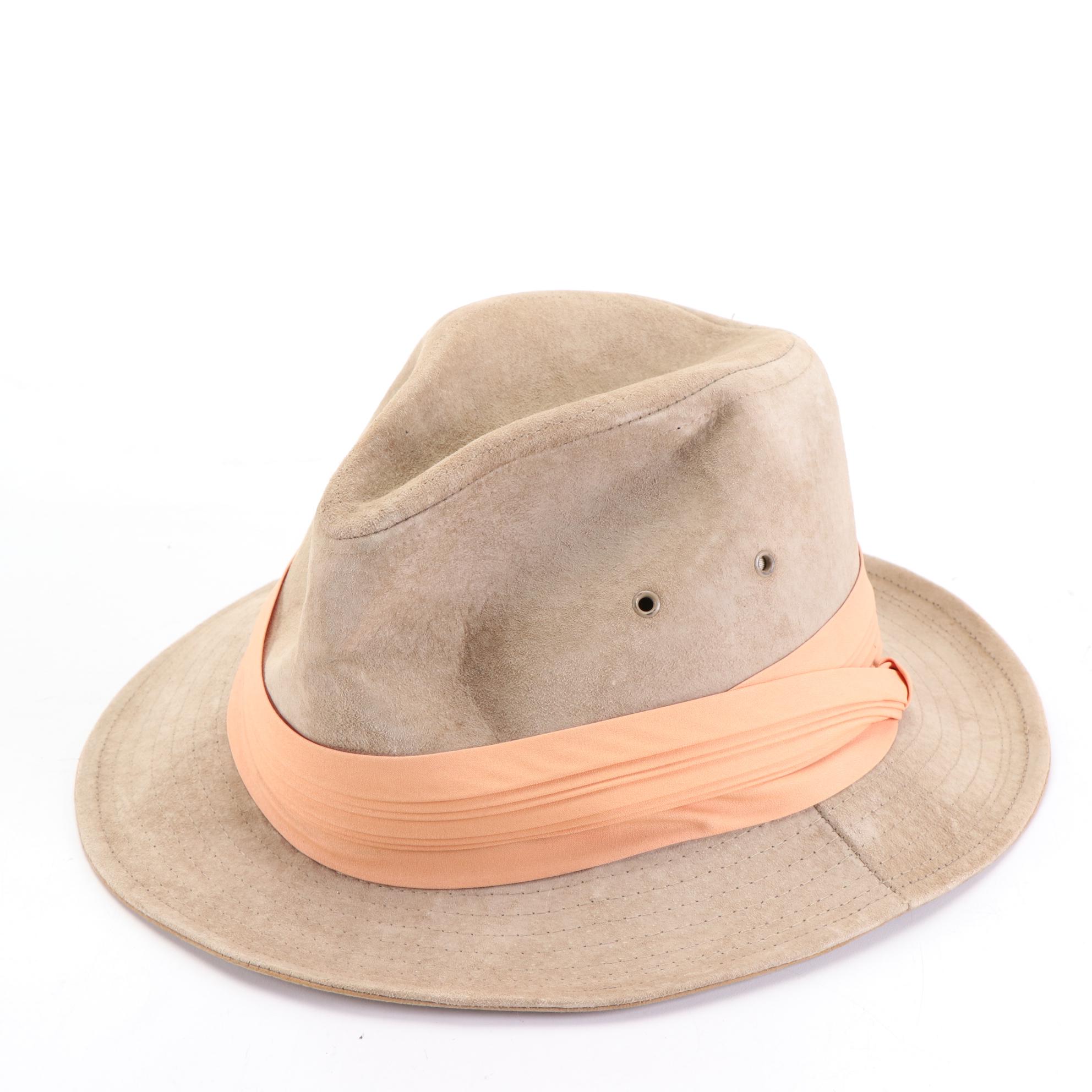 Country Gentleman Fedoras in Wool Felt and Straw and Non Plus Ultra Suede Fedora