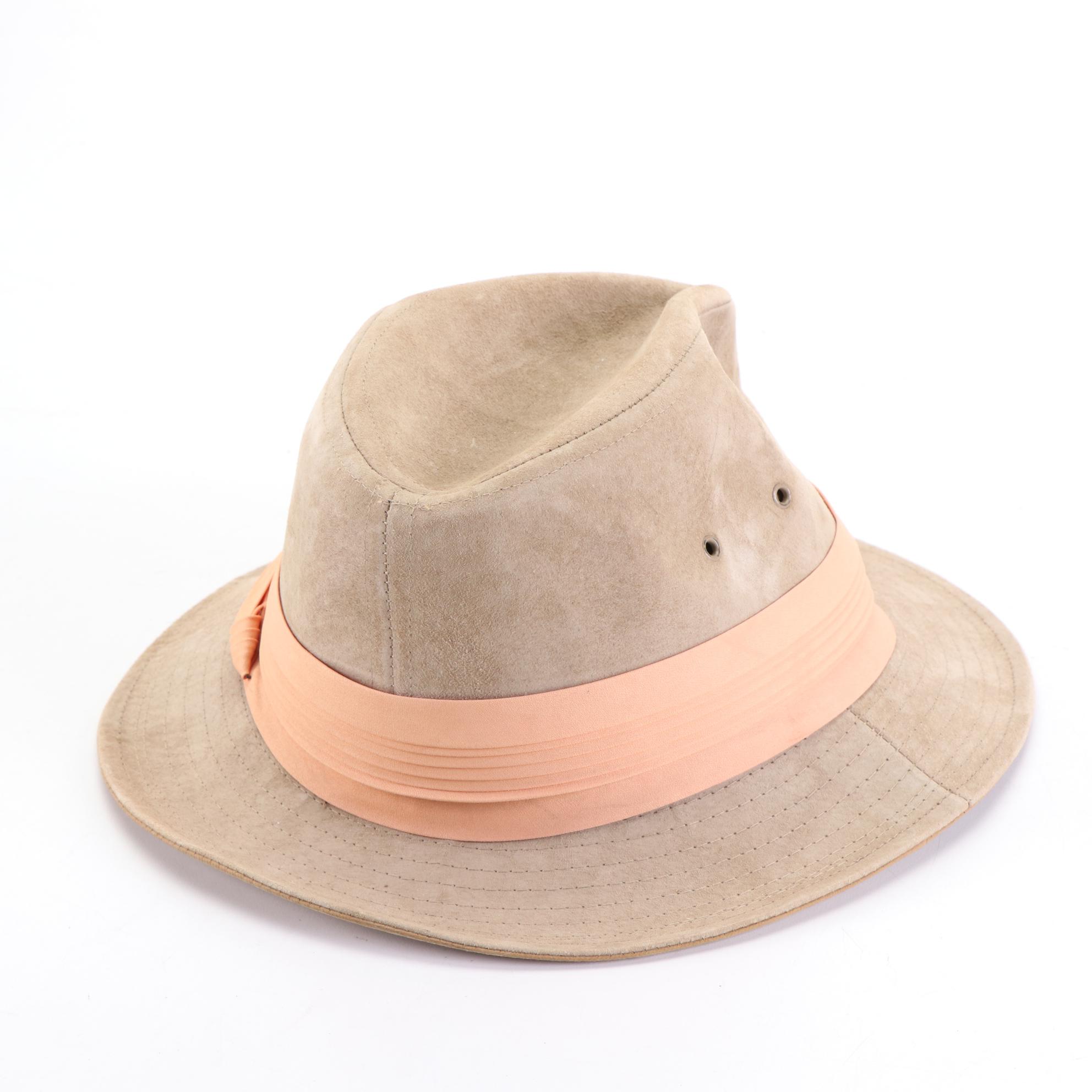 Country Gentleman Fedoras in Wool Felt and Straw and Non Plus Ultra Suede Fedora