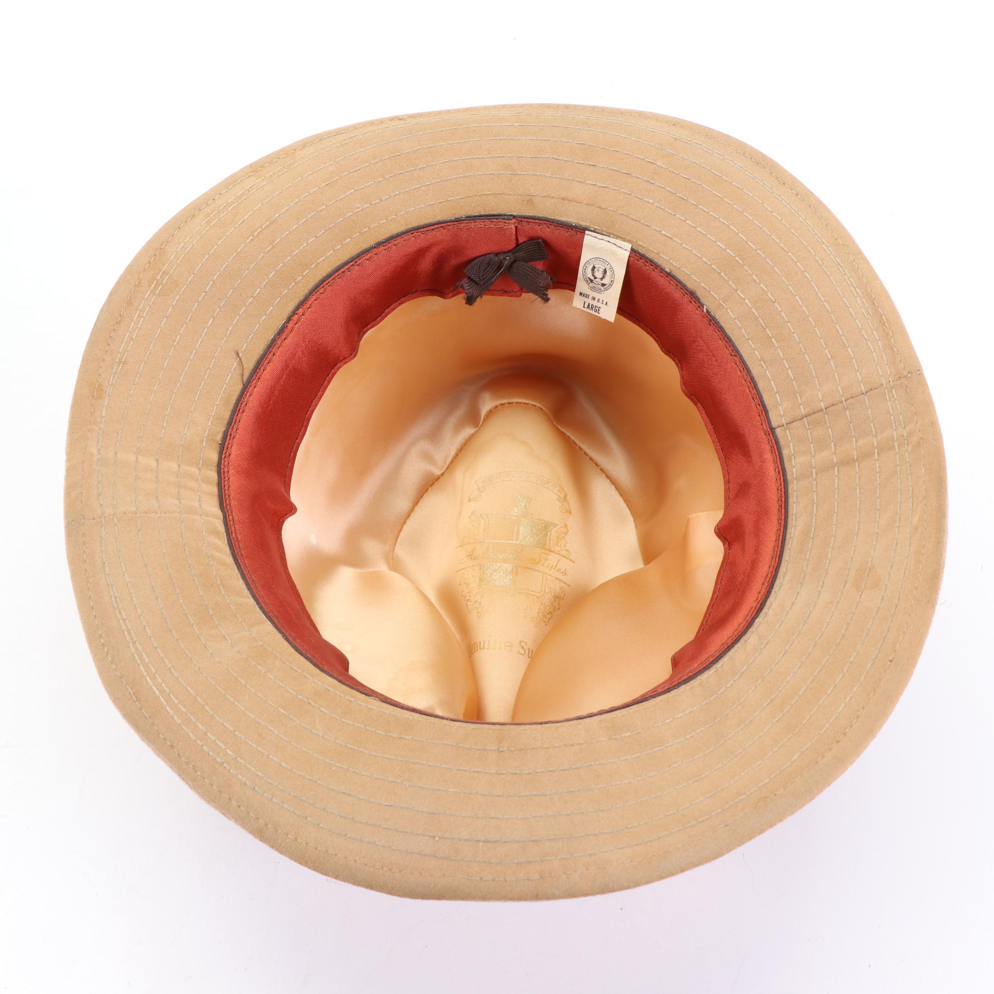 Country Gentleman Fedoras in Wool Felt and Straw and Non Plus Ultra Suede Fedora