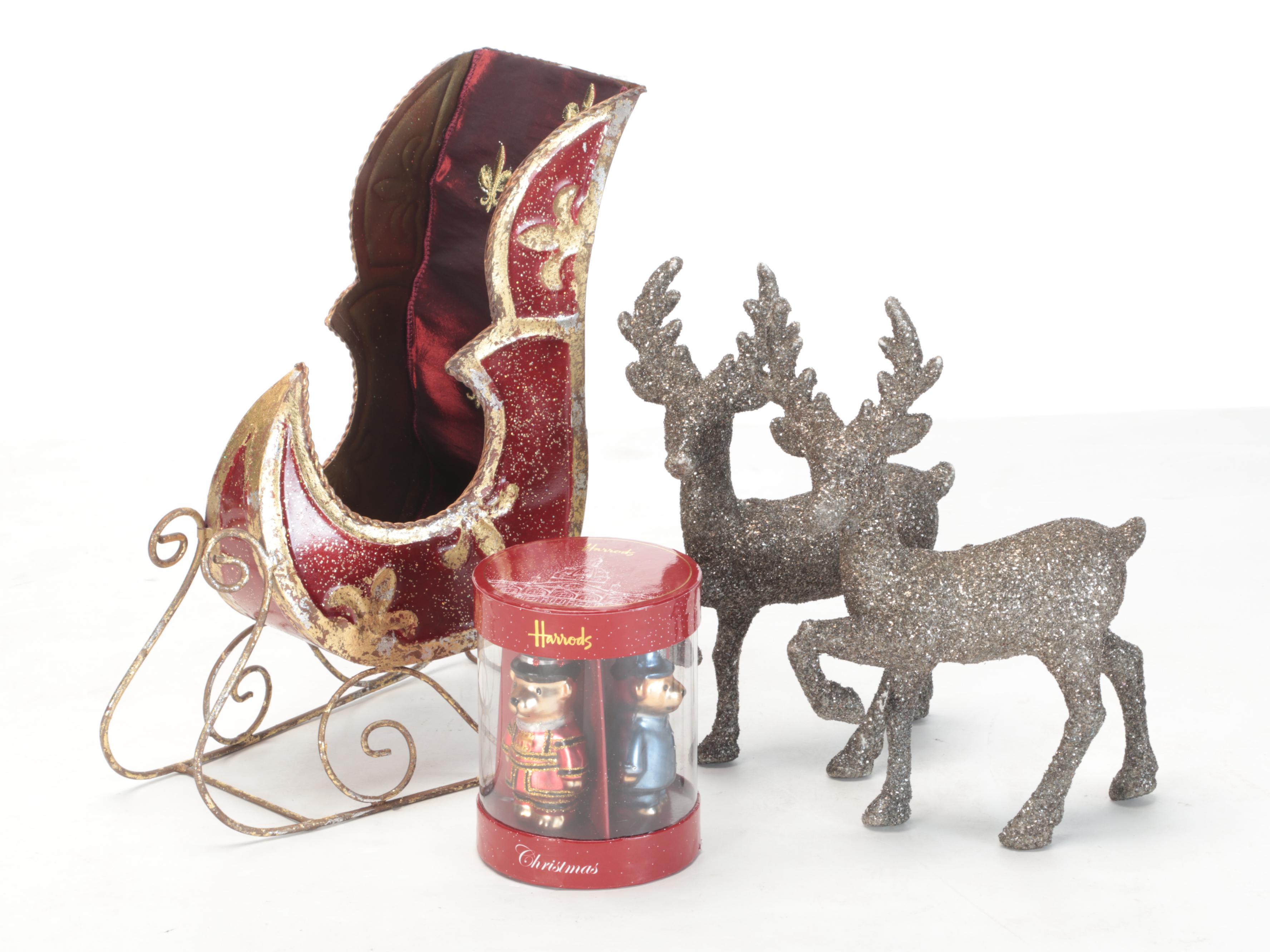 Devi Designs and Other Throw Pillows, Runners and Other Christmas Themed Decor