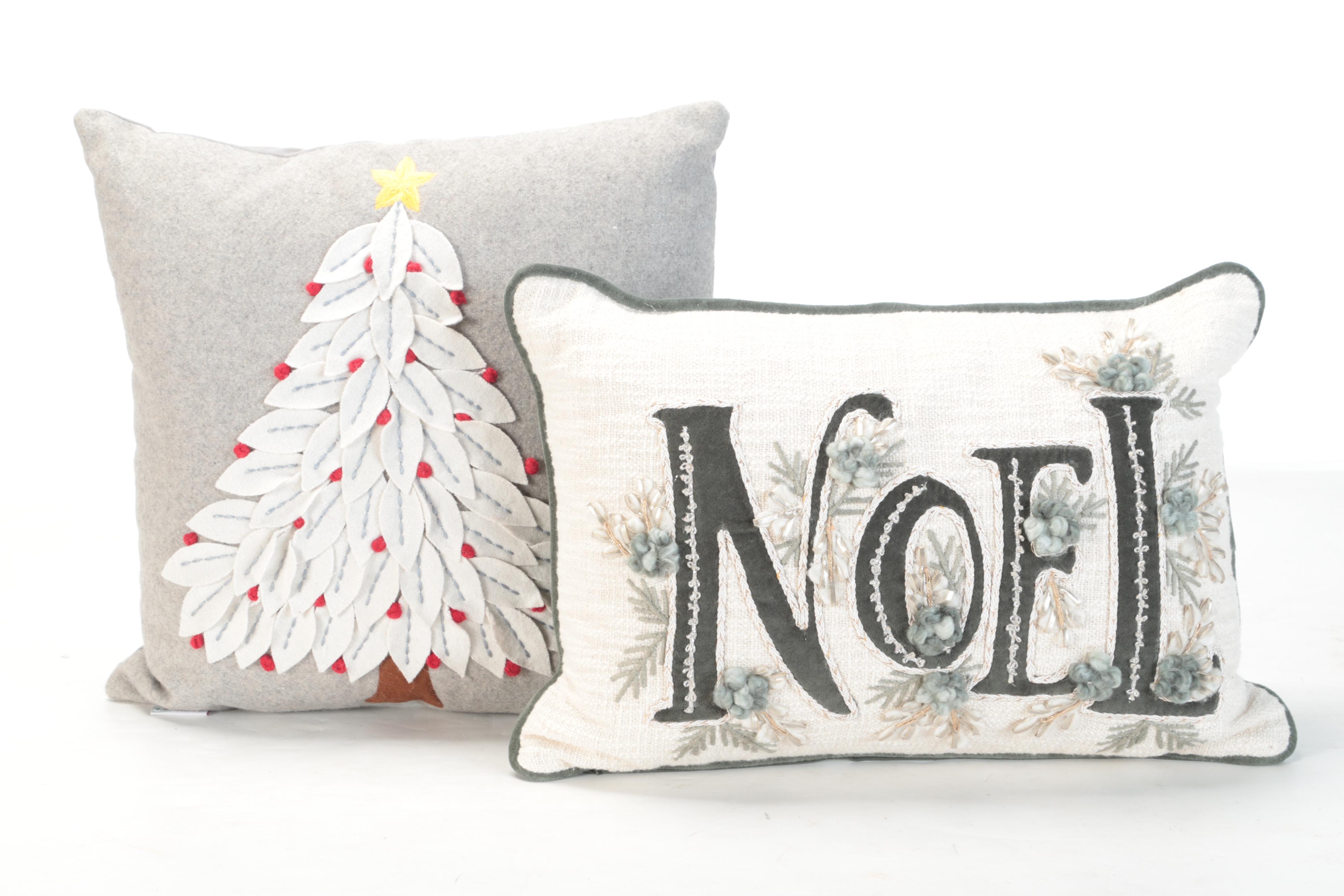Devi Designs and Other Throw Pillows, Runners and Other Christmas Themed Decor