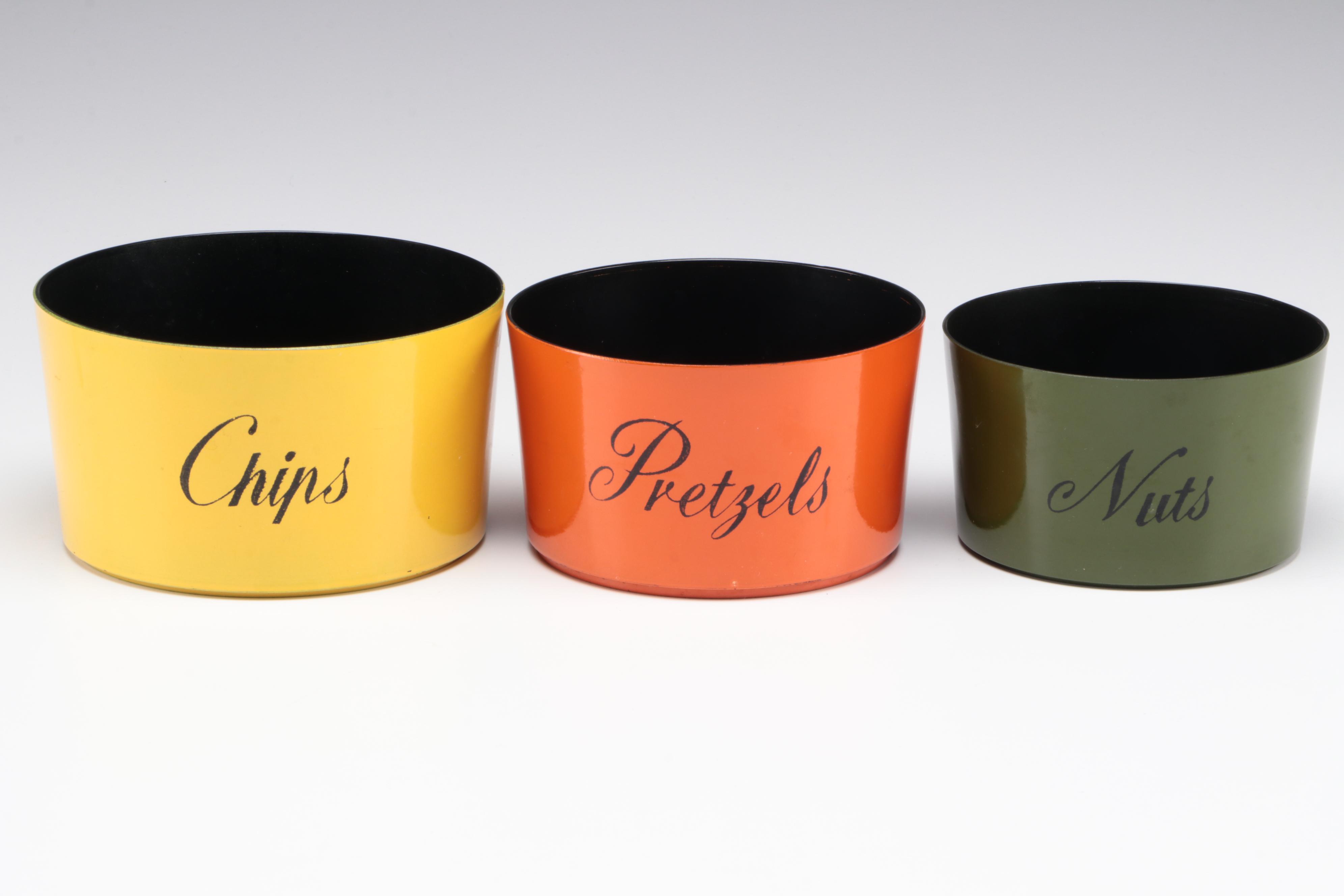 Art Mark Melamine Tray with Other Snack Set and Cocktail Set