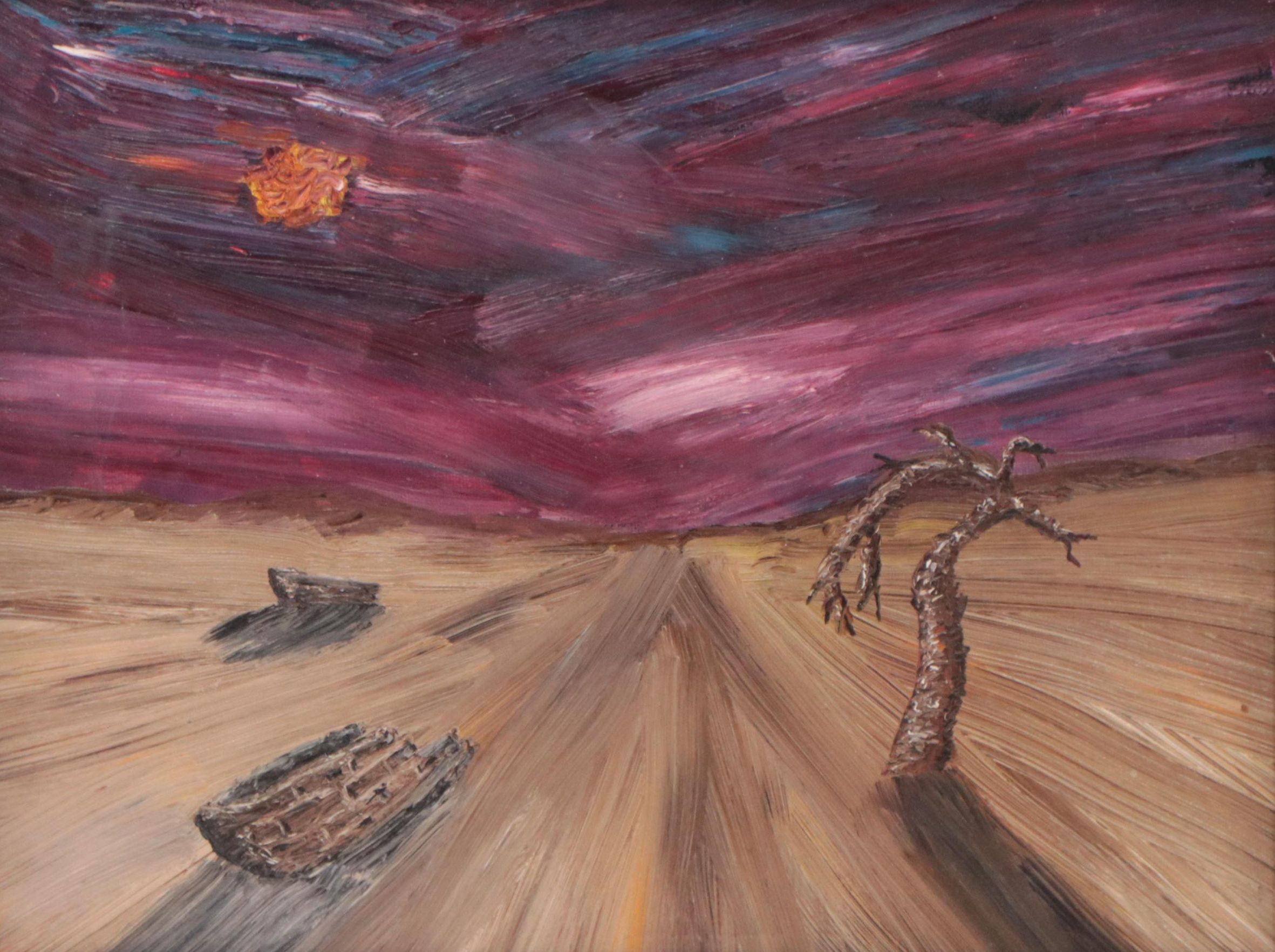 Surreal Landscape Oil Painting