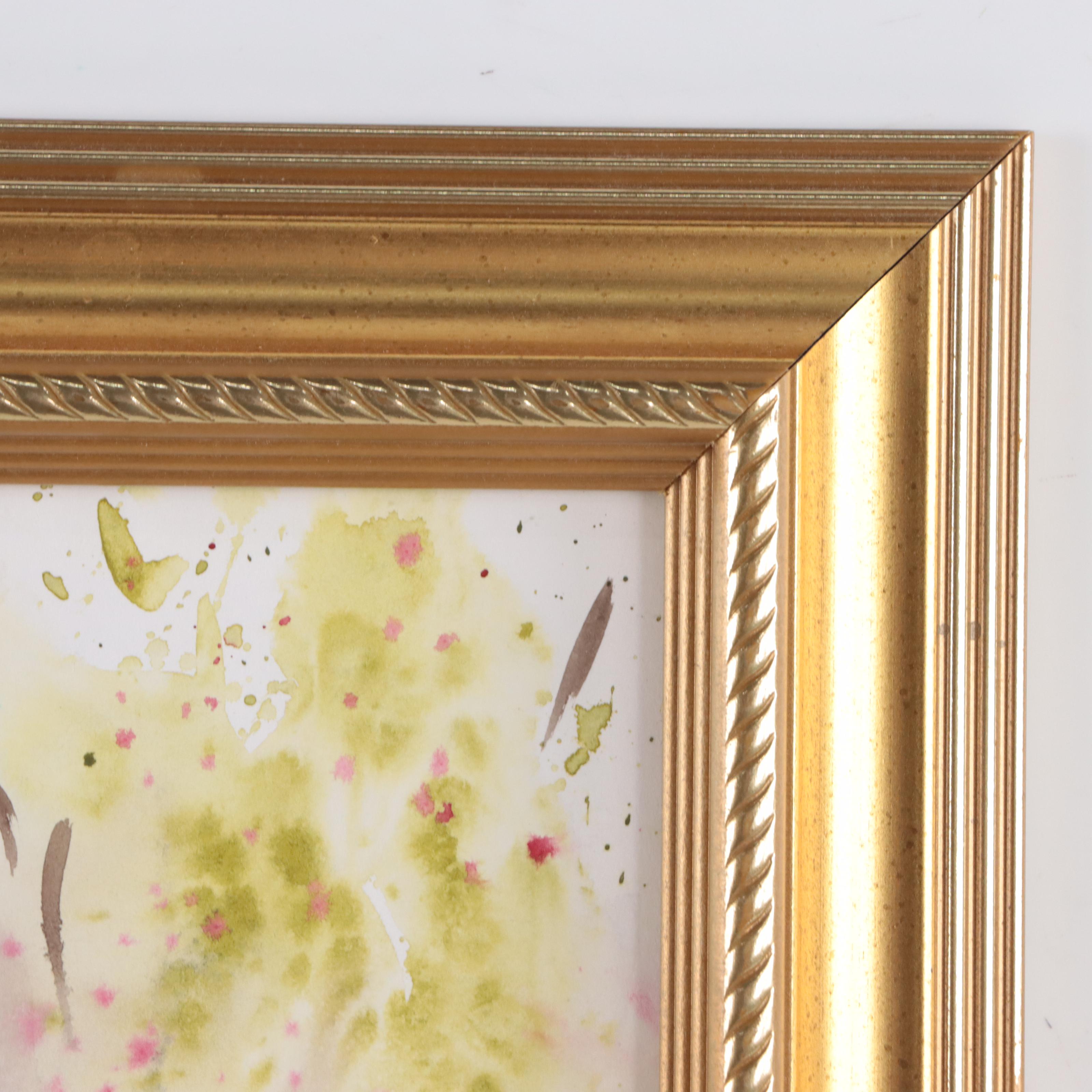 Watercolor Painting of Hummingbird