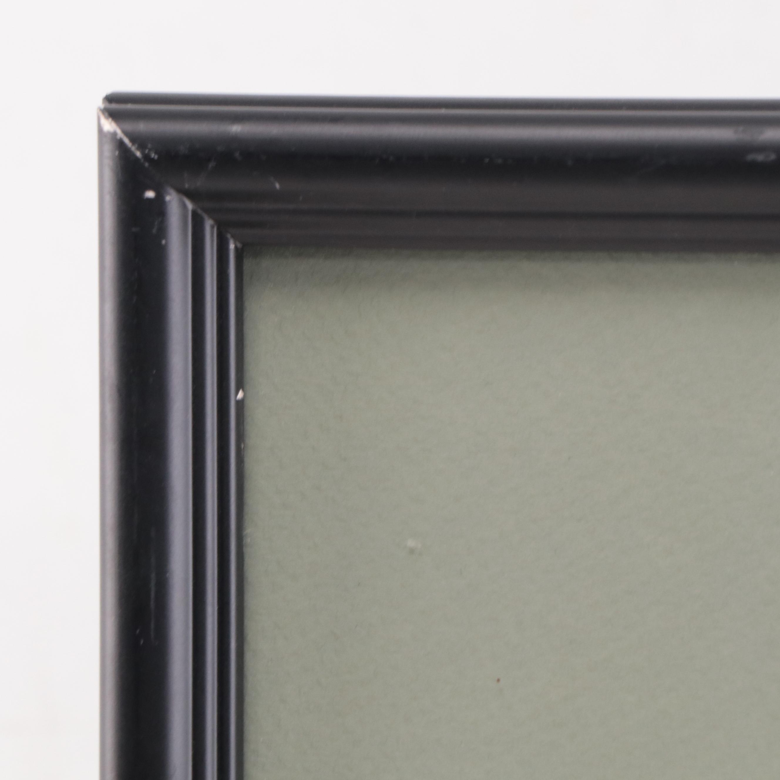 Framed Collection of Postmarked United States Stamps