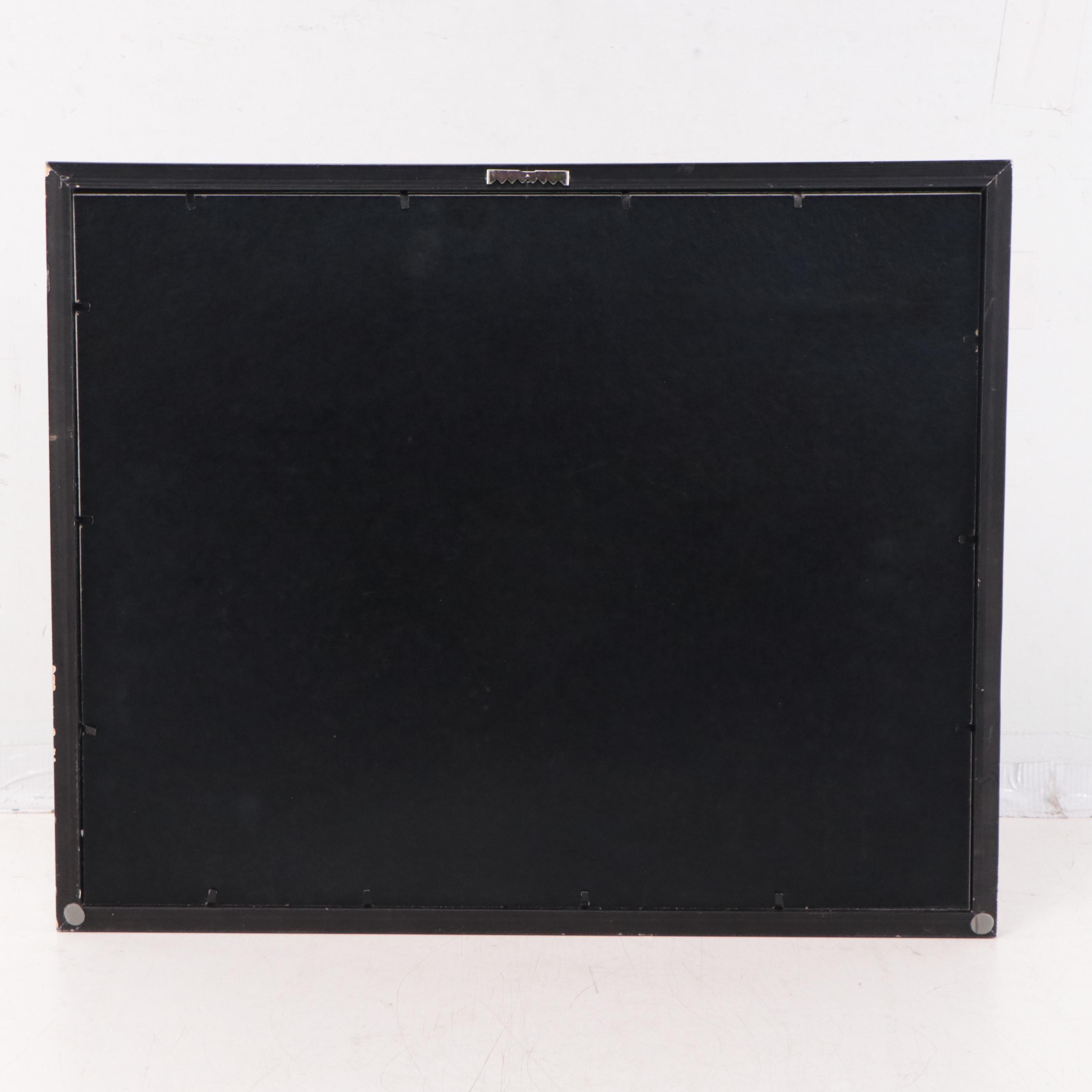 Framed Collection of Postmarked United States Stamps