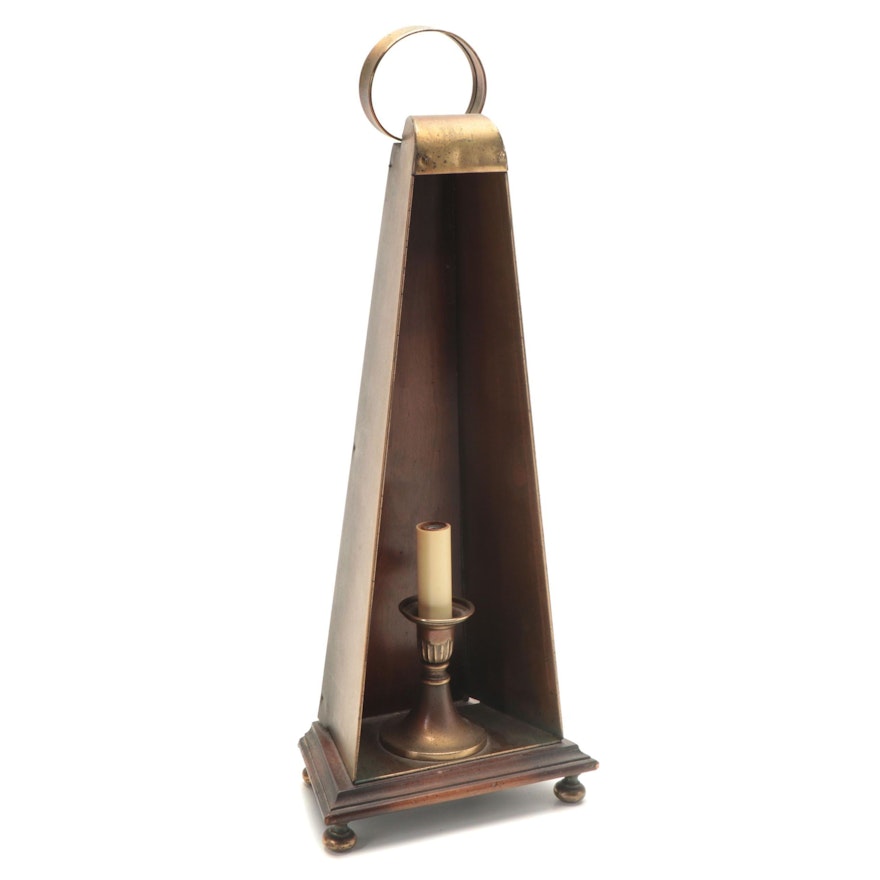 Westwood Industries Candlestick Lantern Table Lamp, Late 20th Century