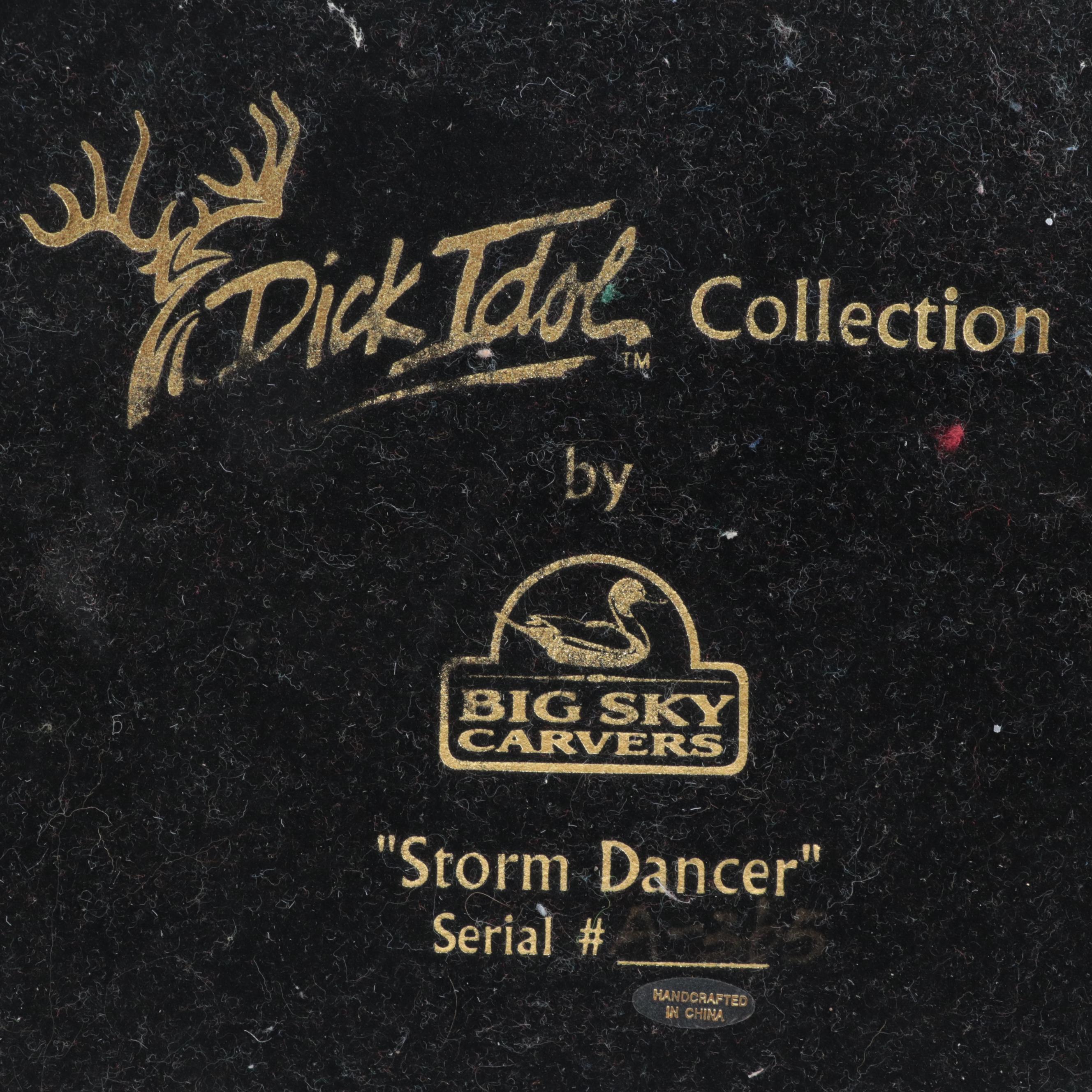 Big Sky Carvers Dick Idol Collection "Storm Dancer" Resin Figurine, 2002