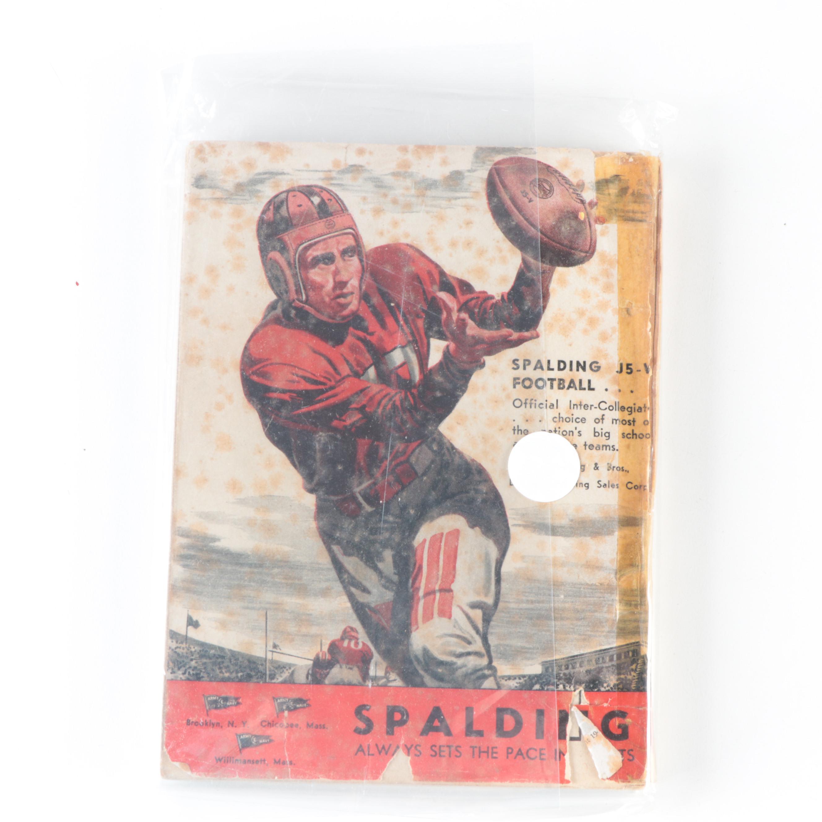 Official National Football League Rule Books, 1945 and 1950