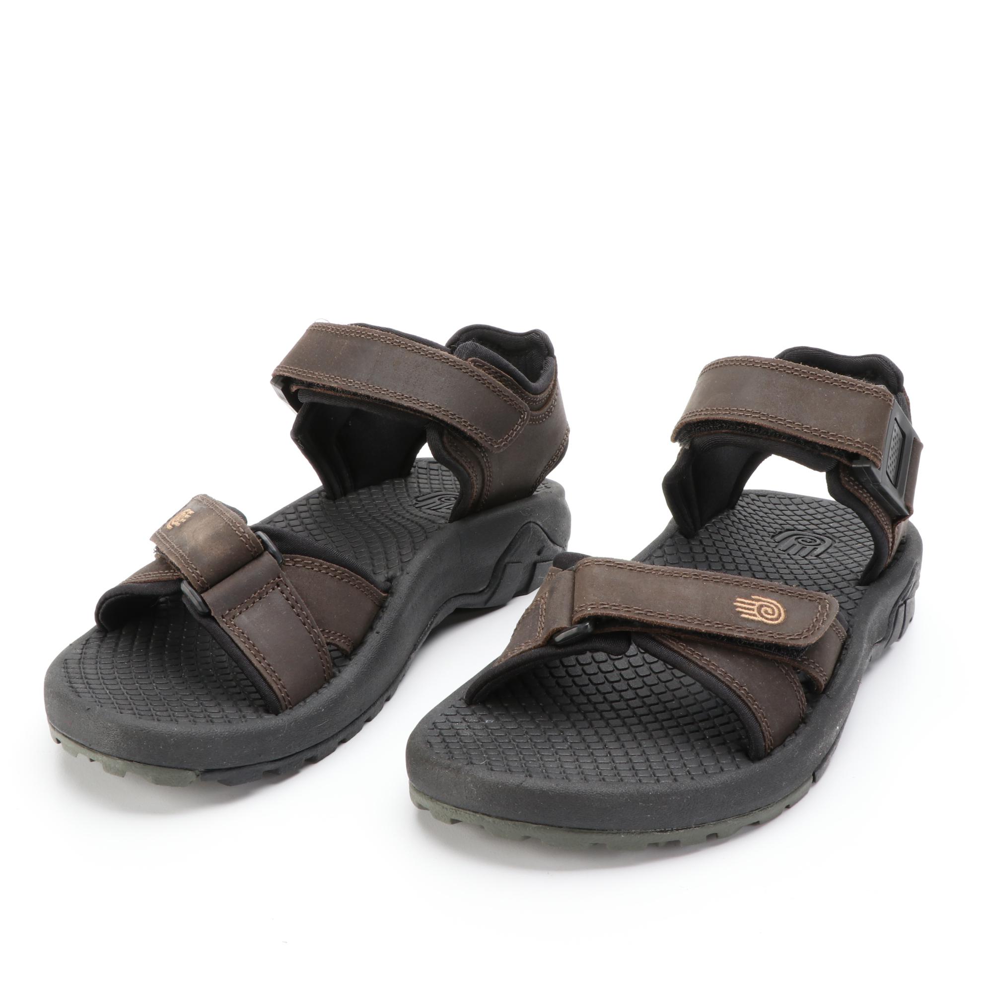 Men's and Women's Ecco and Teva Sandals in Leather/Nylon with Boxes