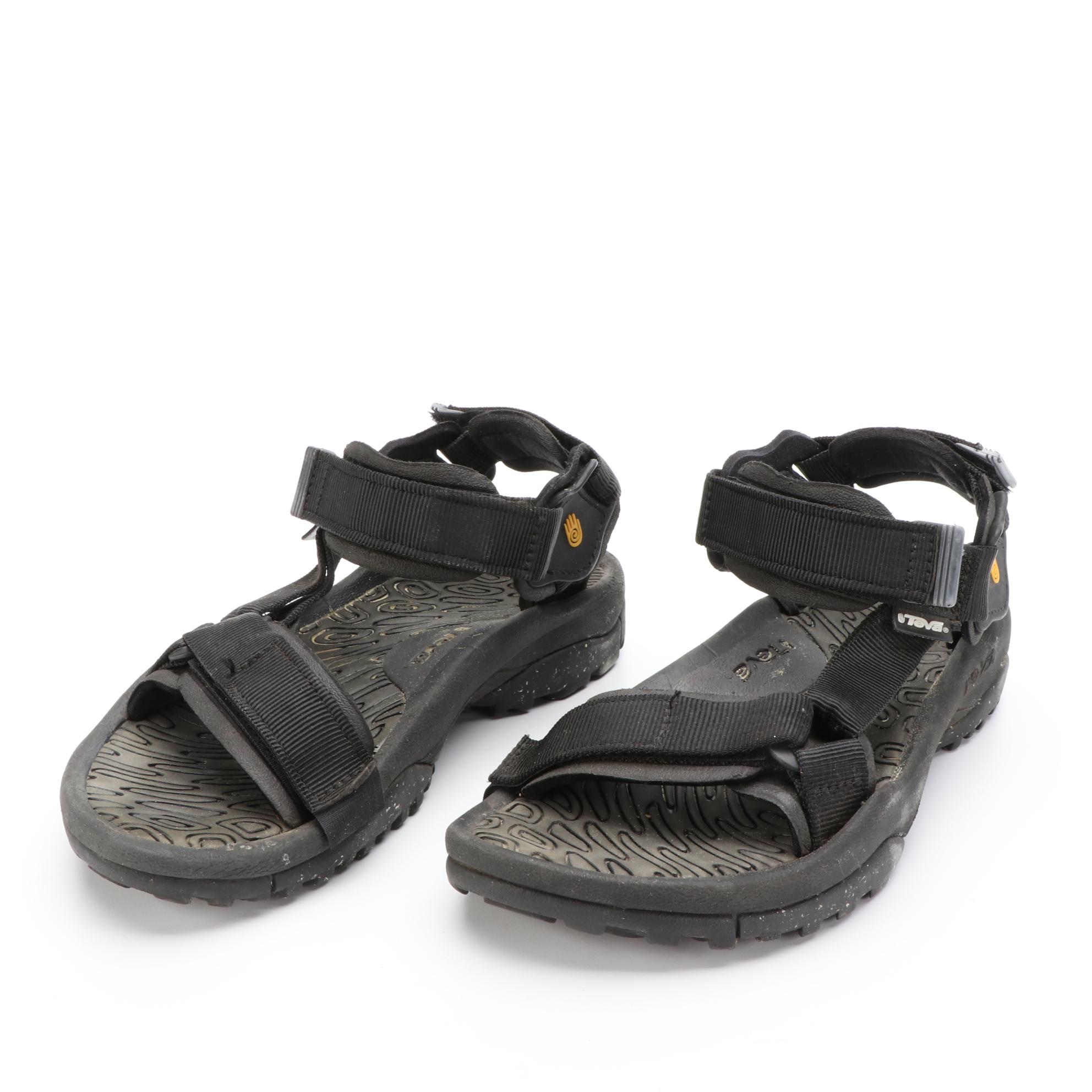 Men's and Women's Ecco and Teva Sandals in Leather/Nylon with Boxes