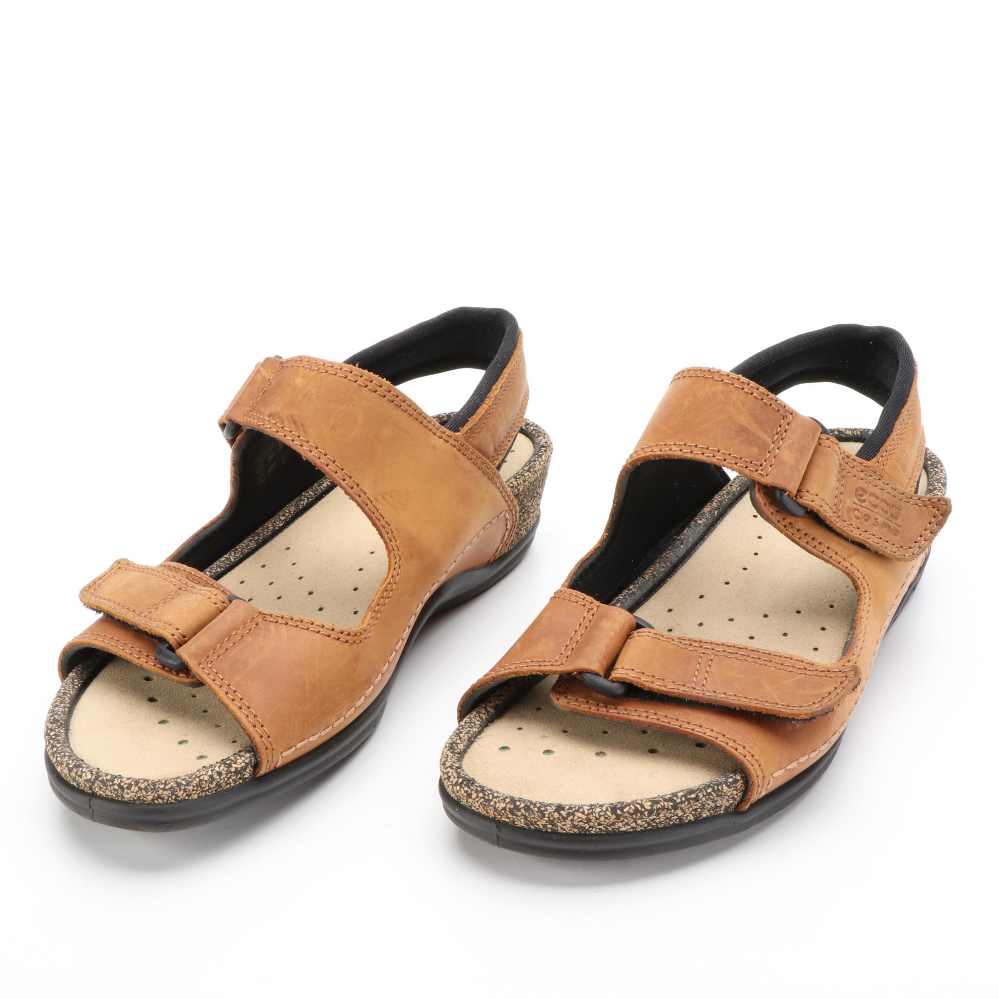 Men's and Women's Ecco and Teva Sandals in Leather/Nylon with Boxes