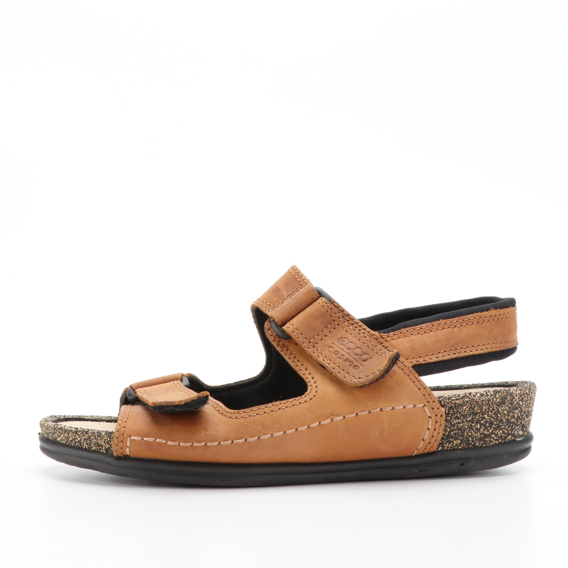 Men's and Women's Ecco and Teva Sandals in Leather/Nylon with Boxes