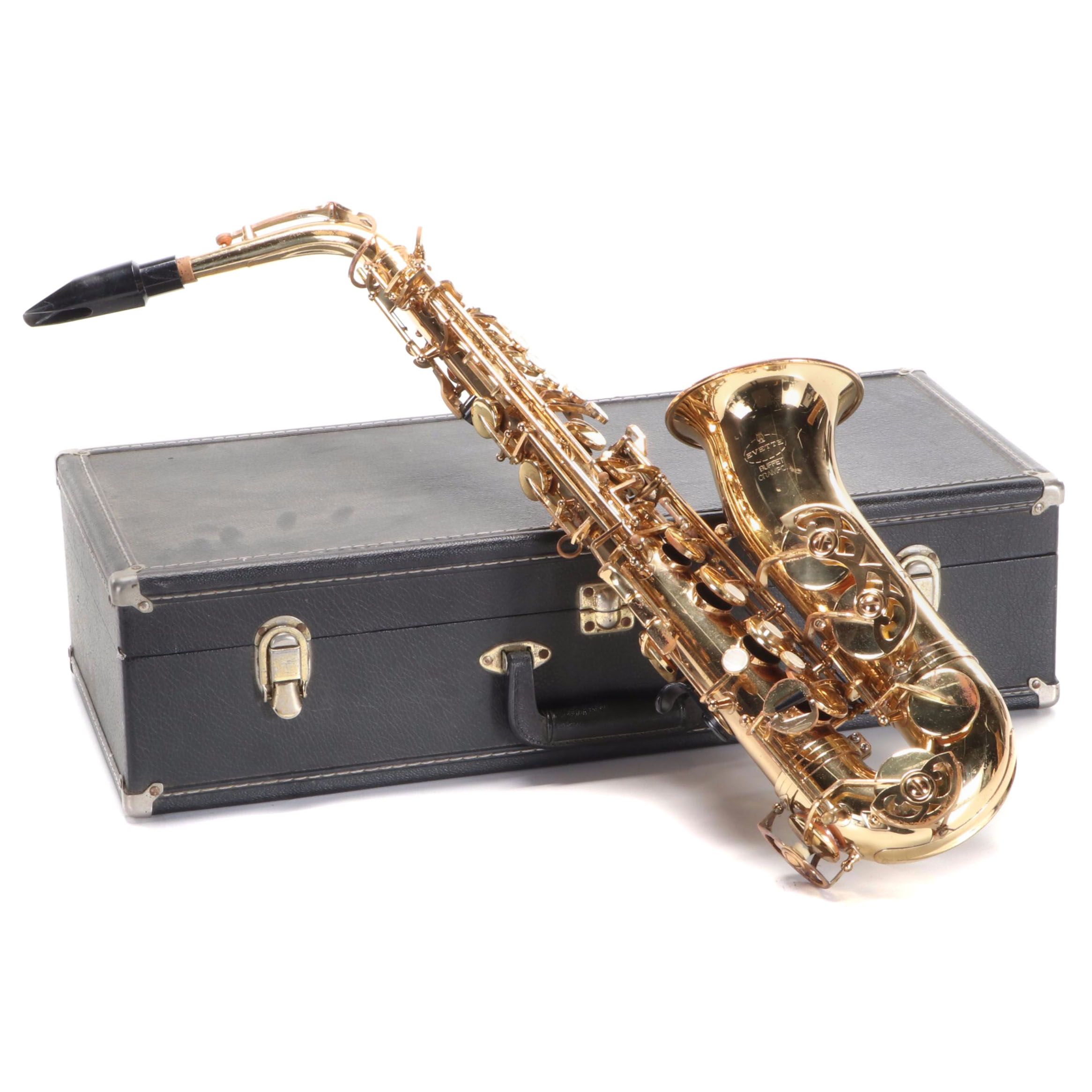Evette Buffet Crampon Alto Saxophone with Case, Late 20th Century
