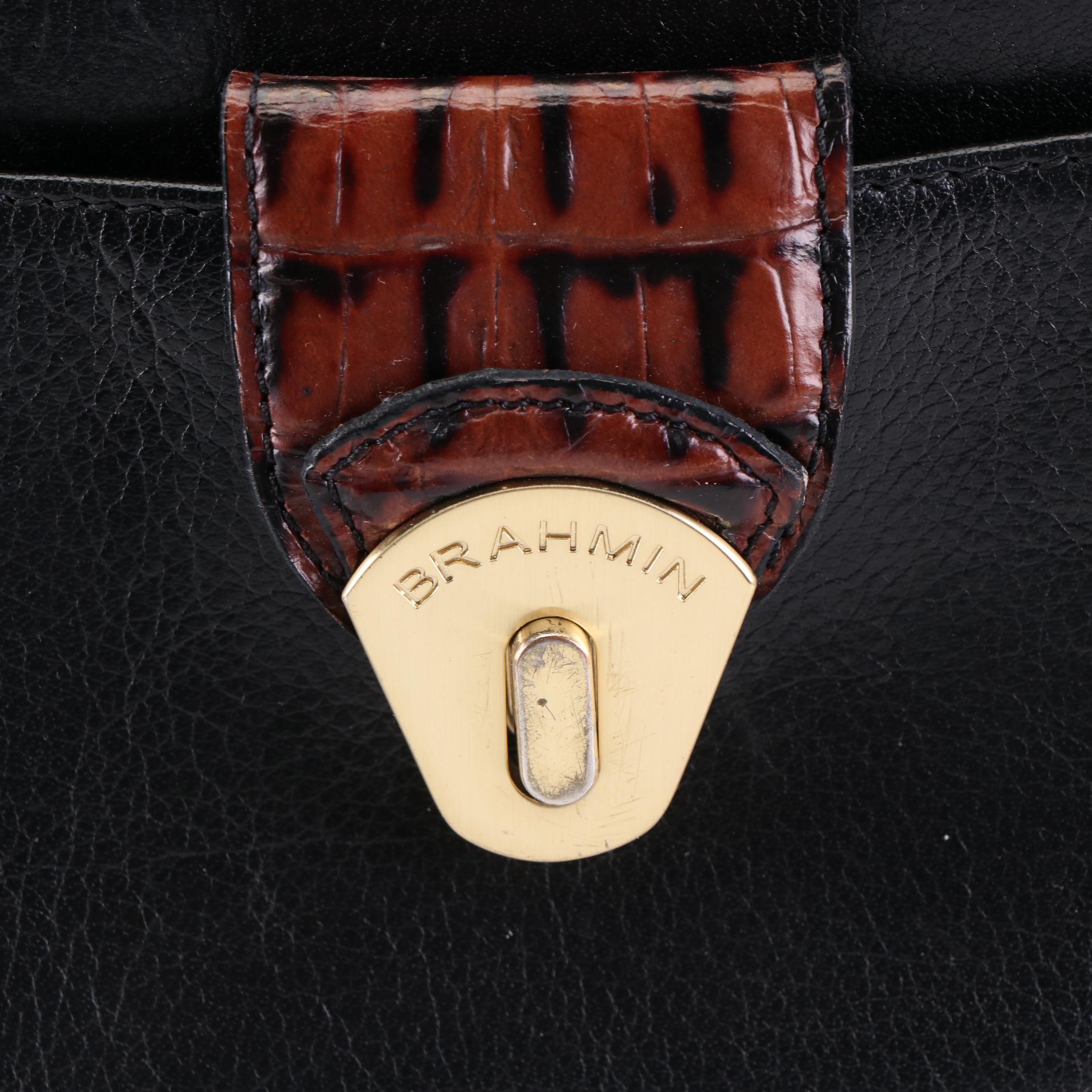 Brahmin Shoulder Bags in Leather and Woven Textile