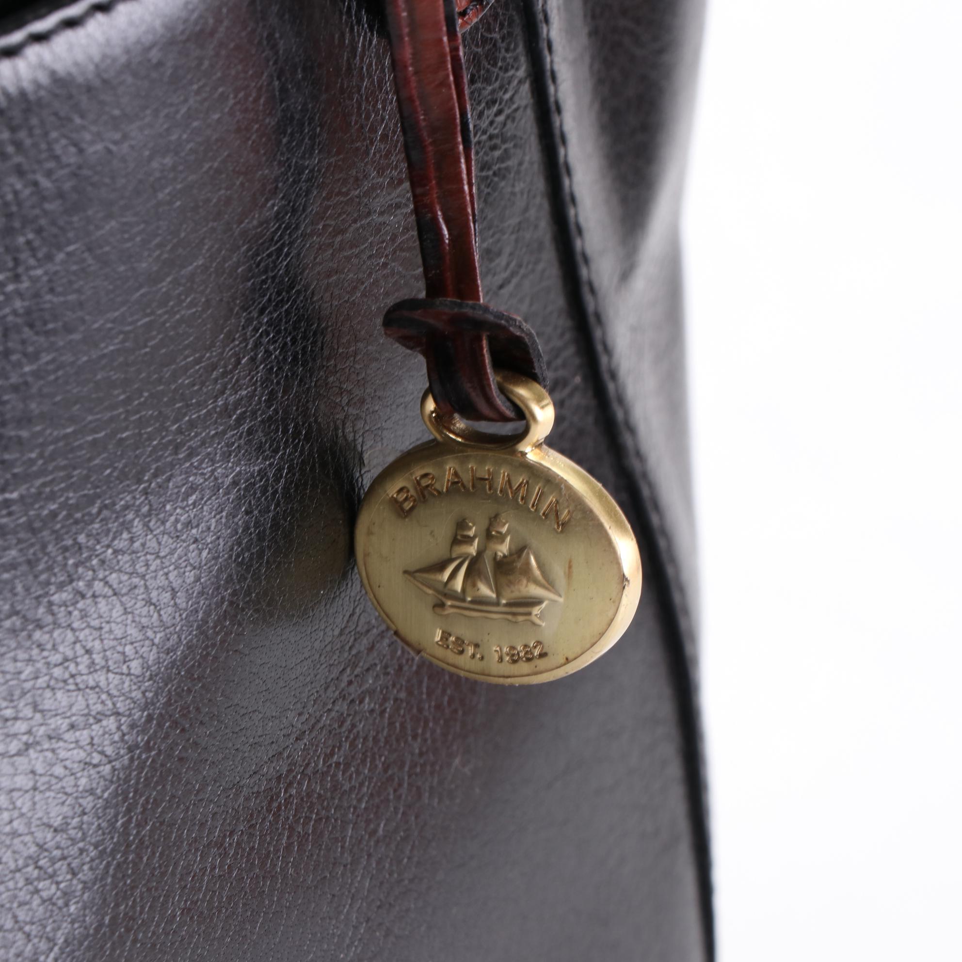 Brahmin Shoulder Bags in Leather and Woven Textile