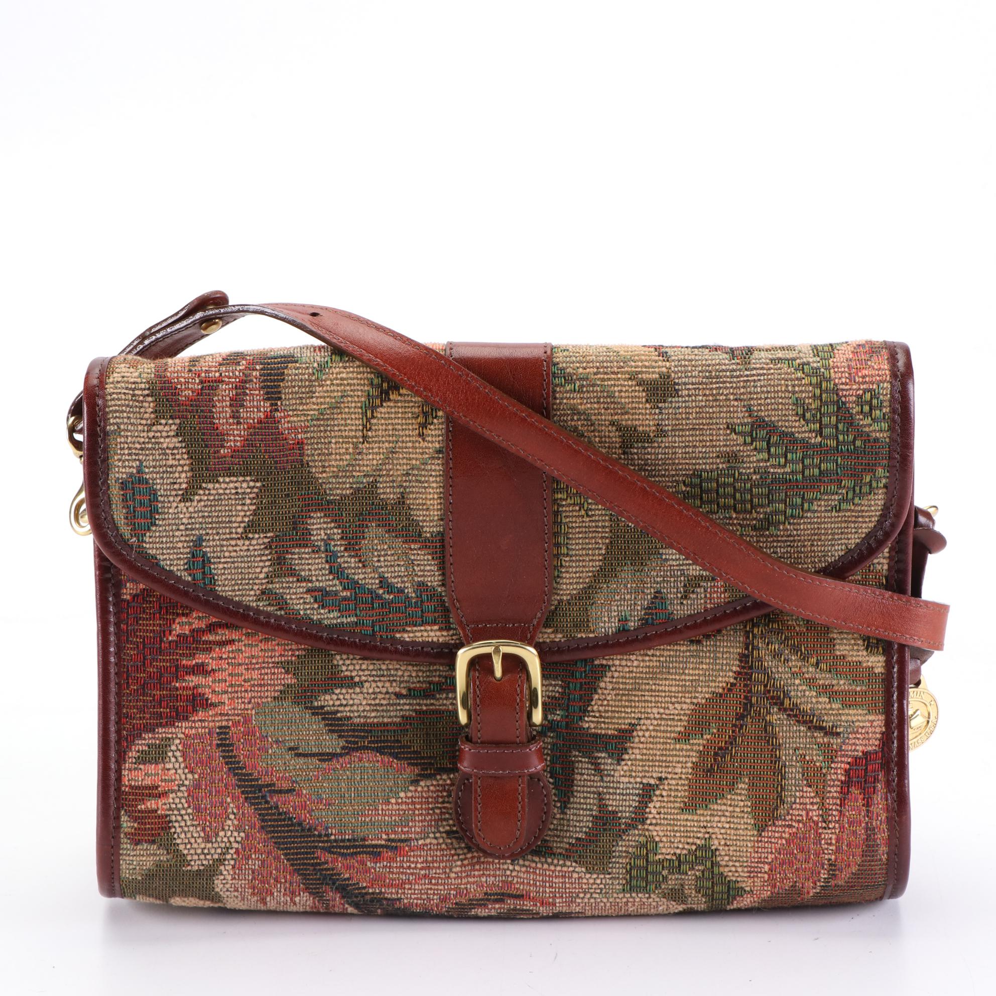 Brahmin Shoulder Bags in Leather and Woven Textile