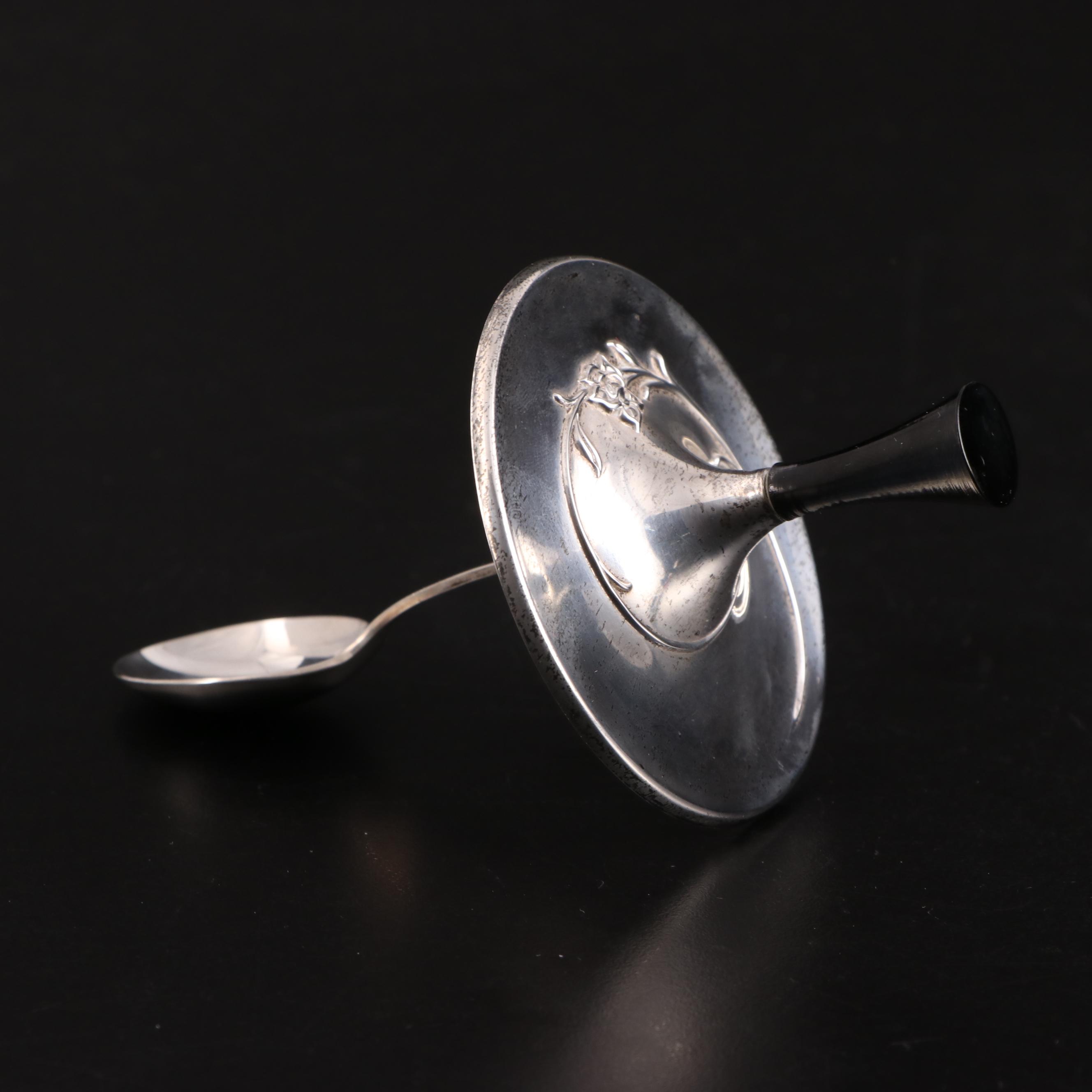 Roger-Williams Silver Co. Creamer and Sugar with Other Sterling Serving Utensils