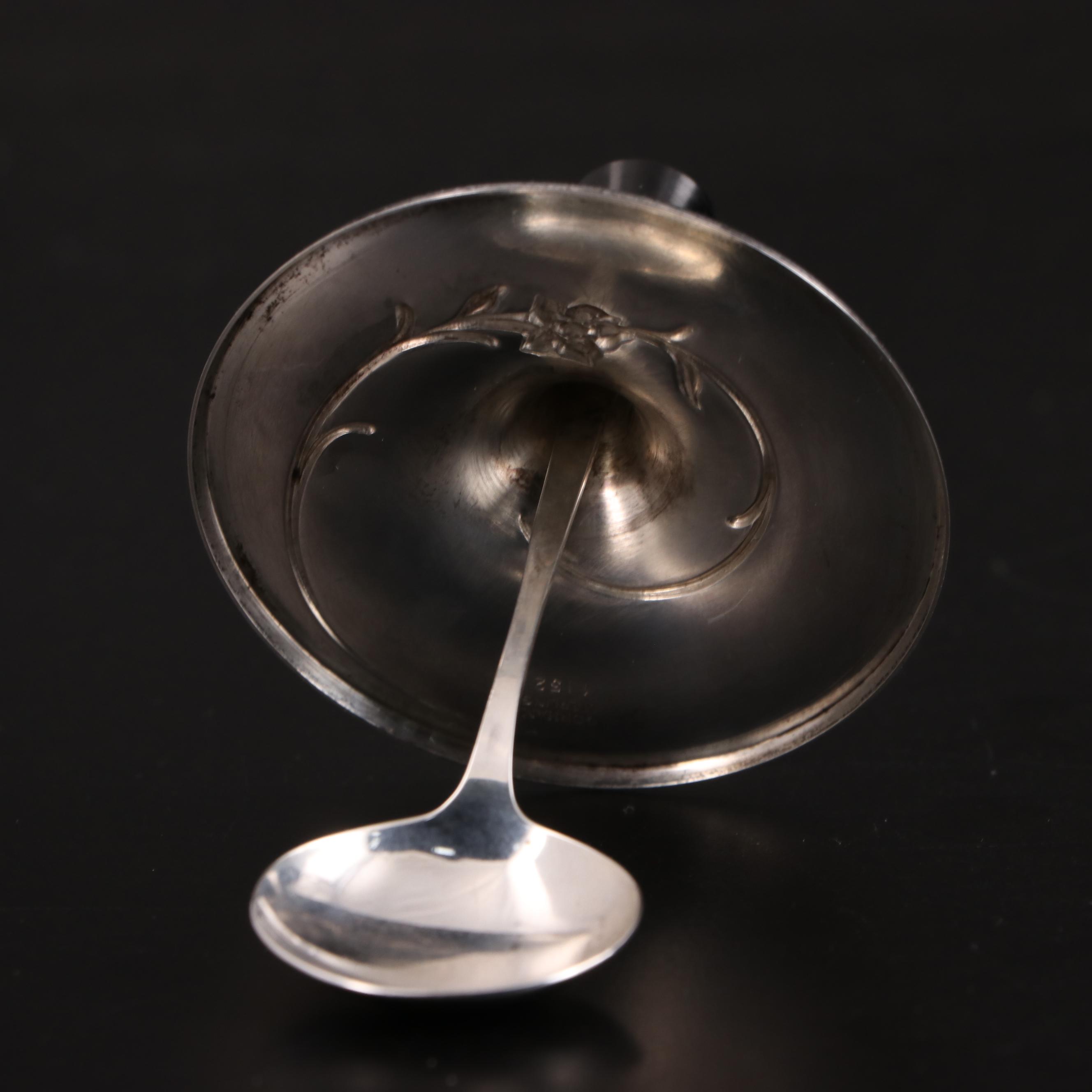 Roger-Williams Silver Co. Creamer and Sugar with Other Sterling Serving Utensils