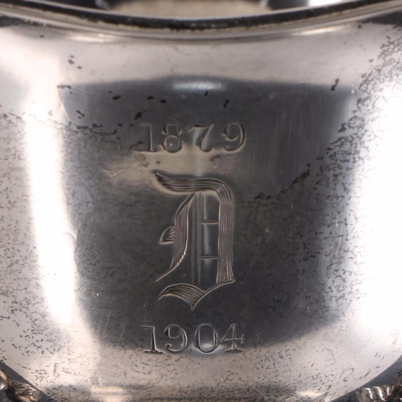 Roger-Williams Silver Co. Creamer and Sugar with Other Sterling Serving Utensils