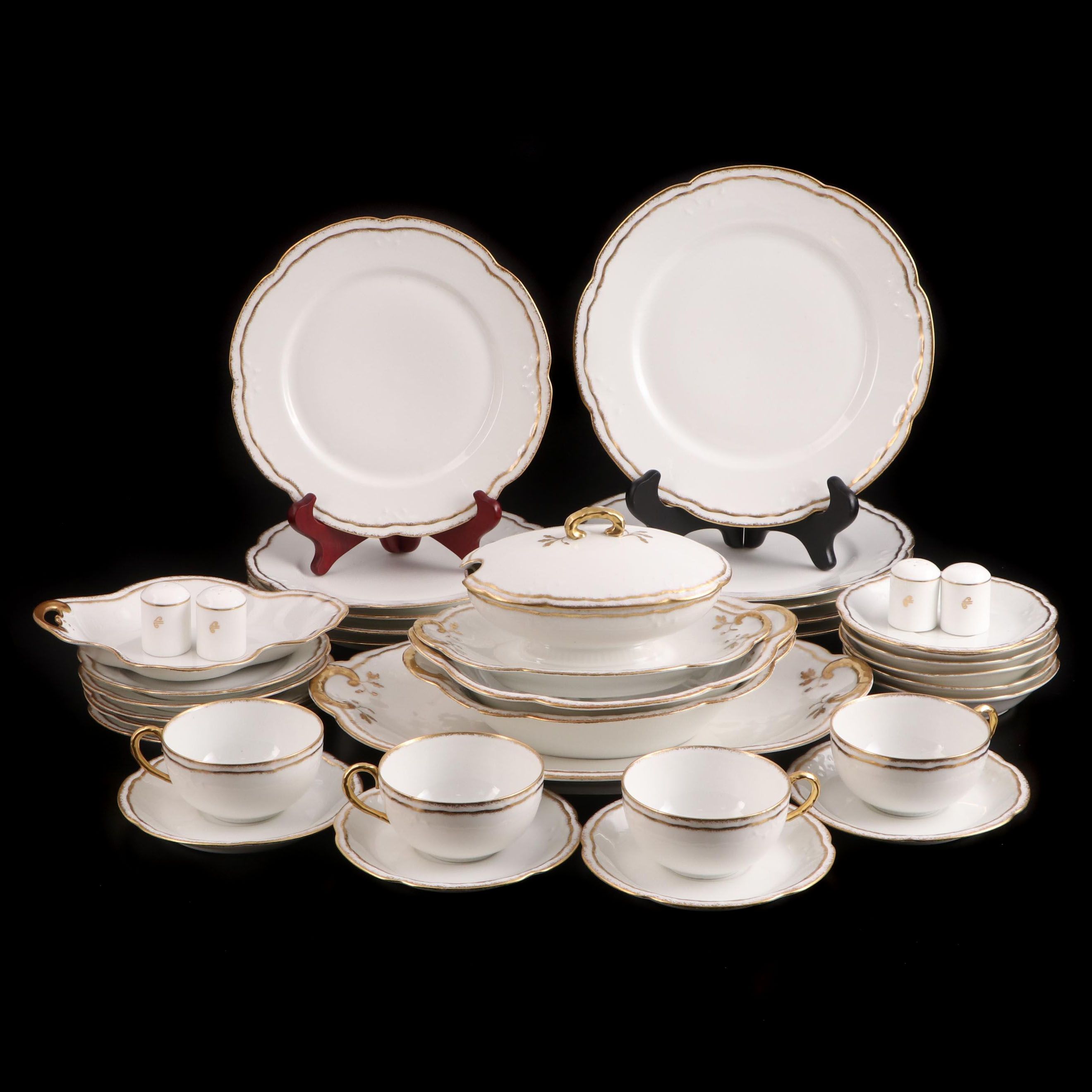 Mavaleix, Mandavy & Balleroy "Old Abbey" Porcelain Limoges Dinnerware