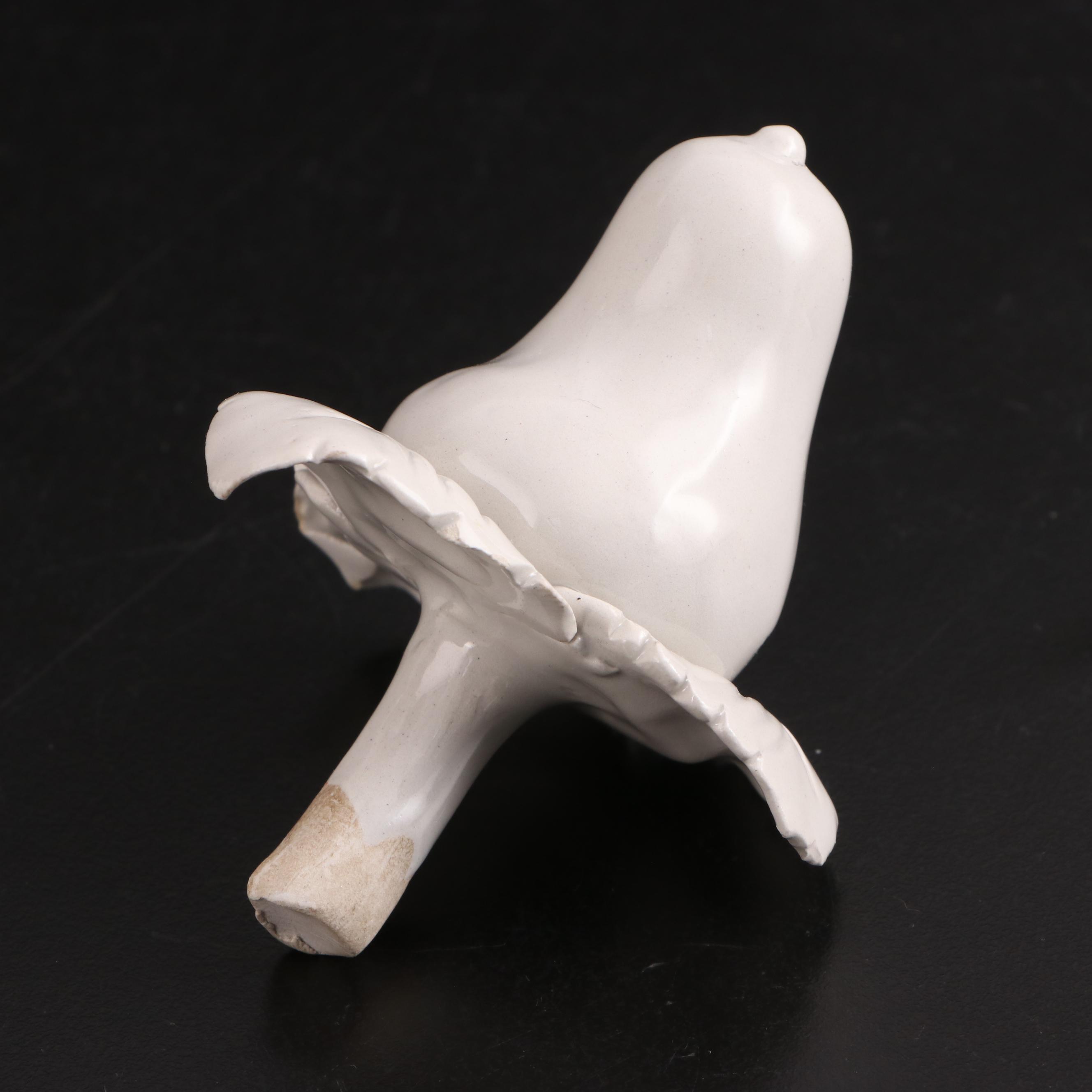 Italian Neoclassical Style Putti and Fruit Motif Ceramic Centerpiece