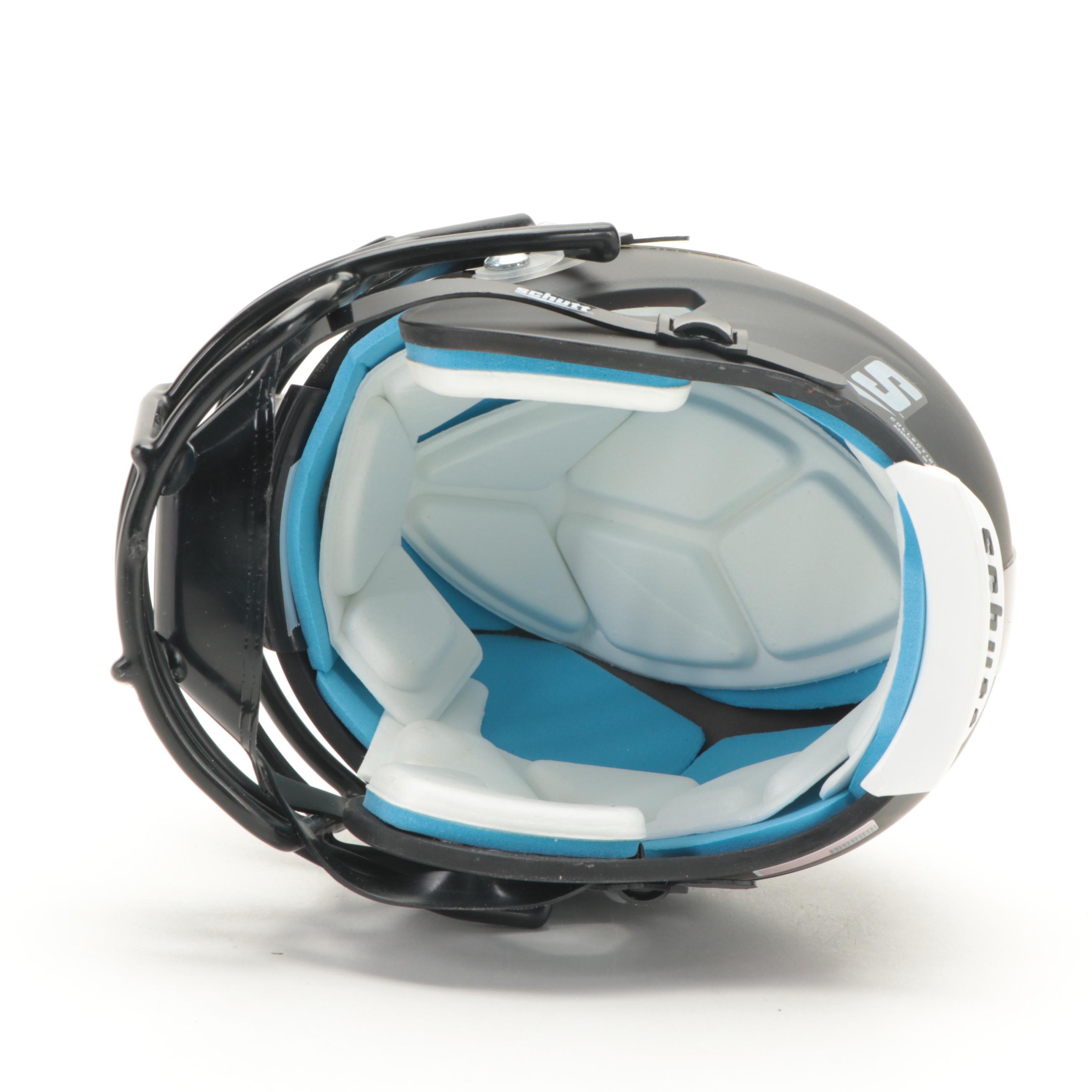 Christian McCaffrey Signed Stanford University Schutt Mini Football Helmet