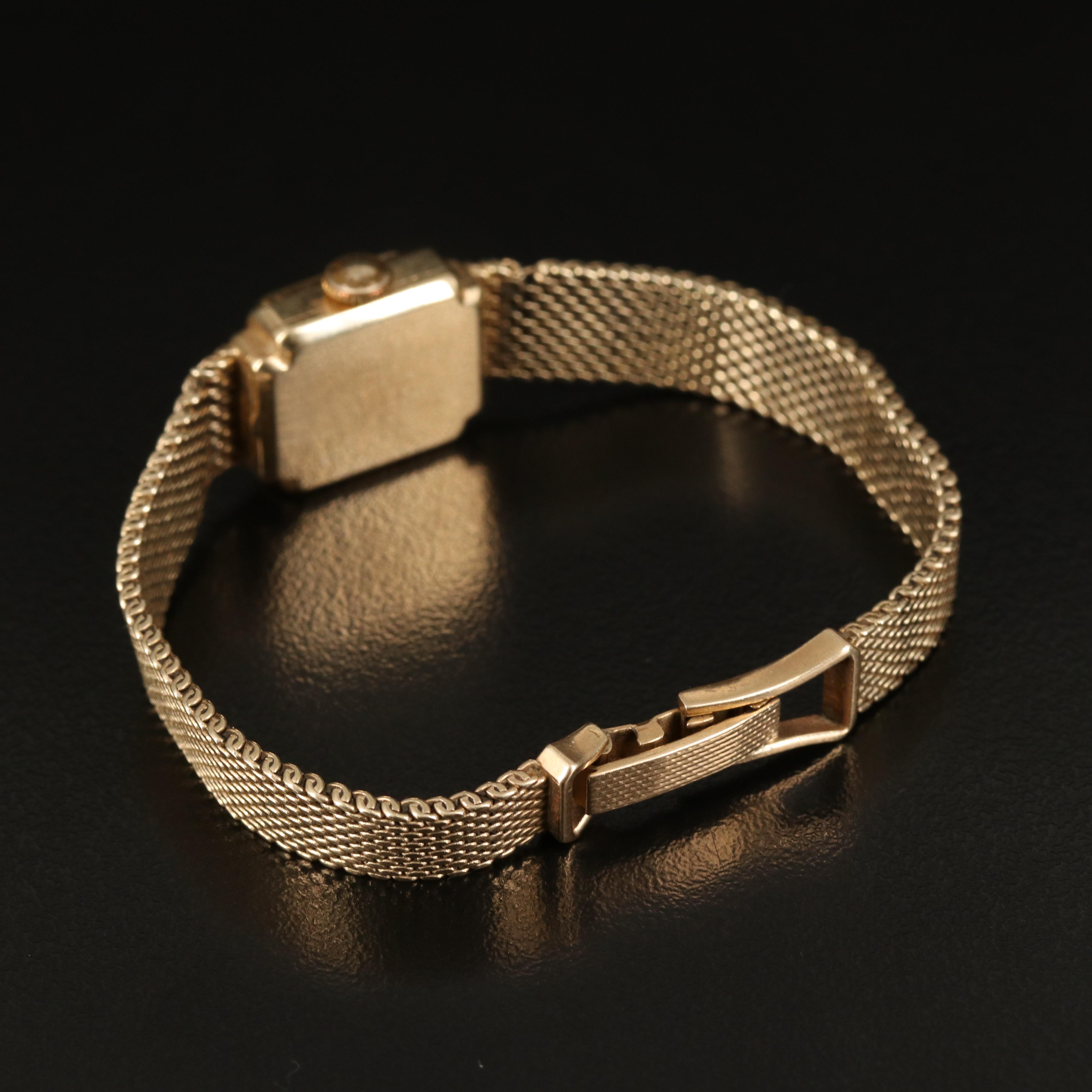 14K Vintage Herschede Jeweler Watch